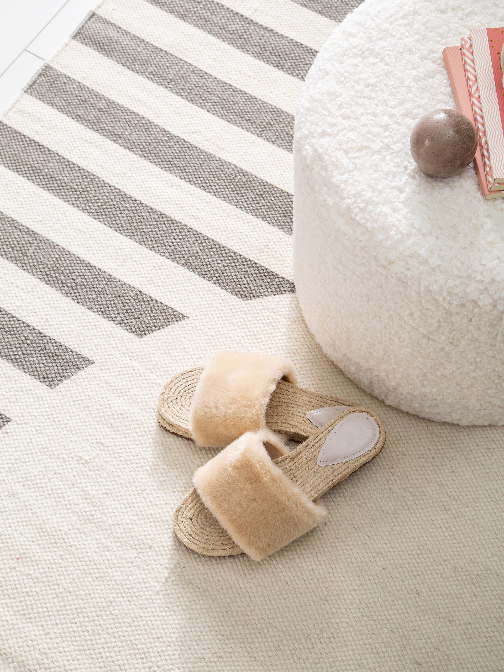 Wollteppich Oasis Mint/Beige
