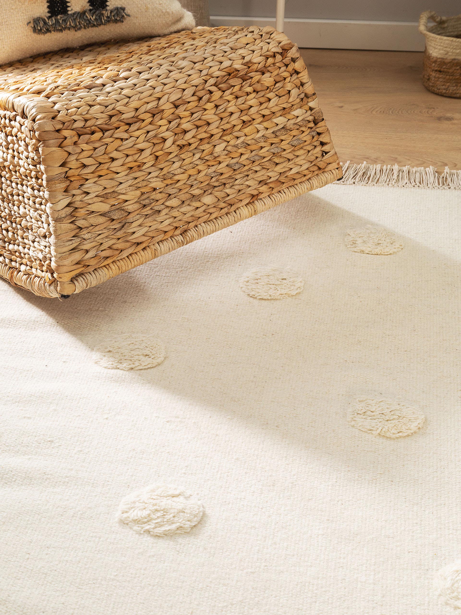 Tapis enfant Carlson Ivoire