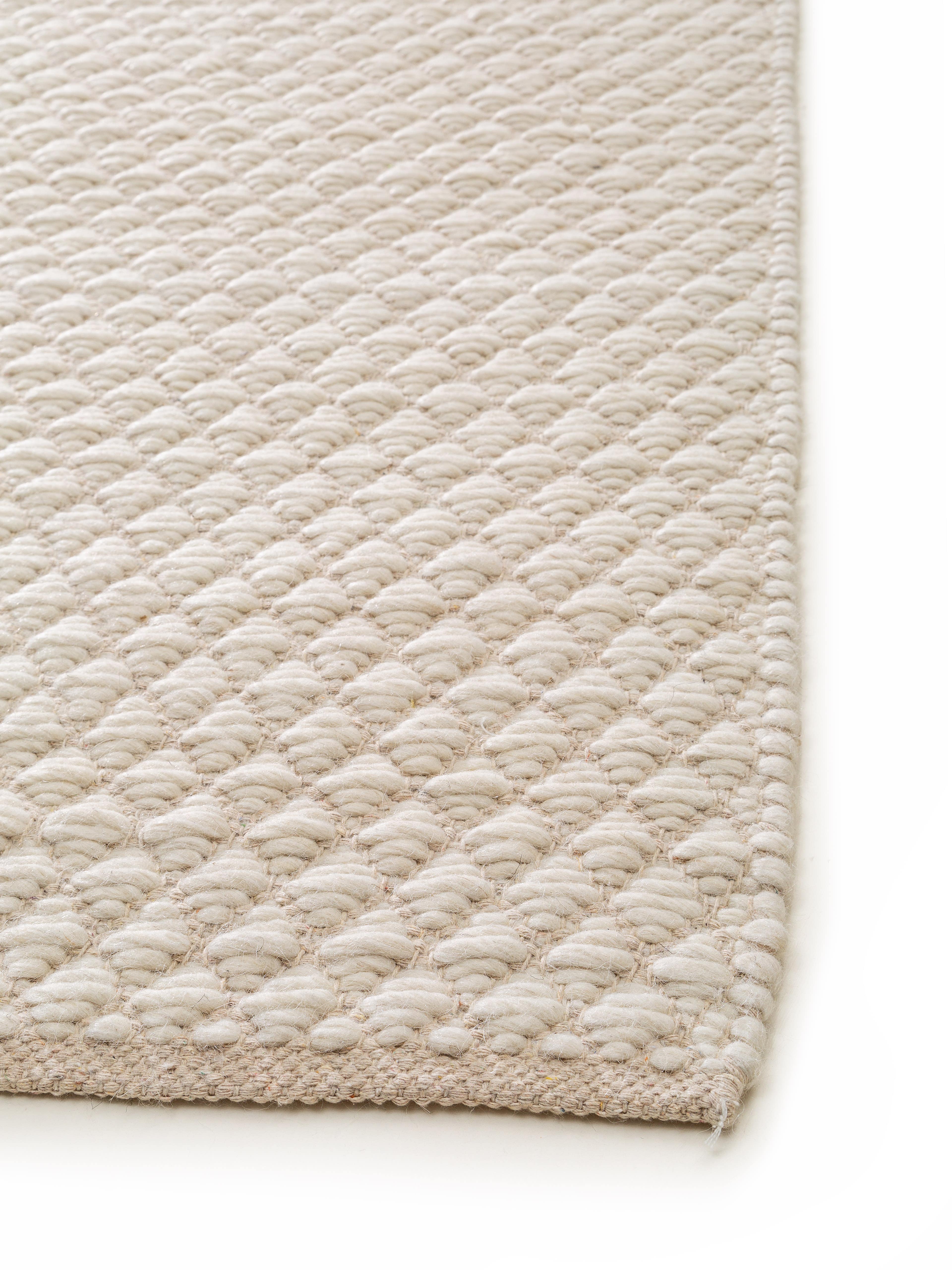 Tapis de passage en laine Ted Ivory