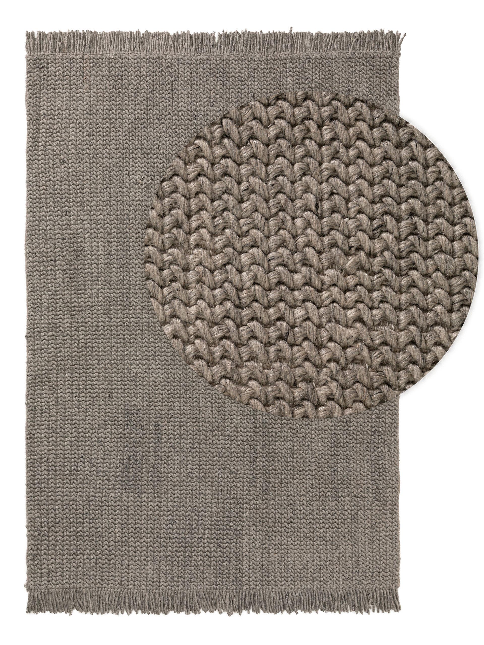 Tapis en laine Velma ivoire