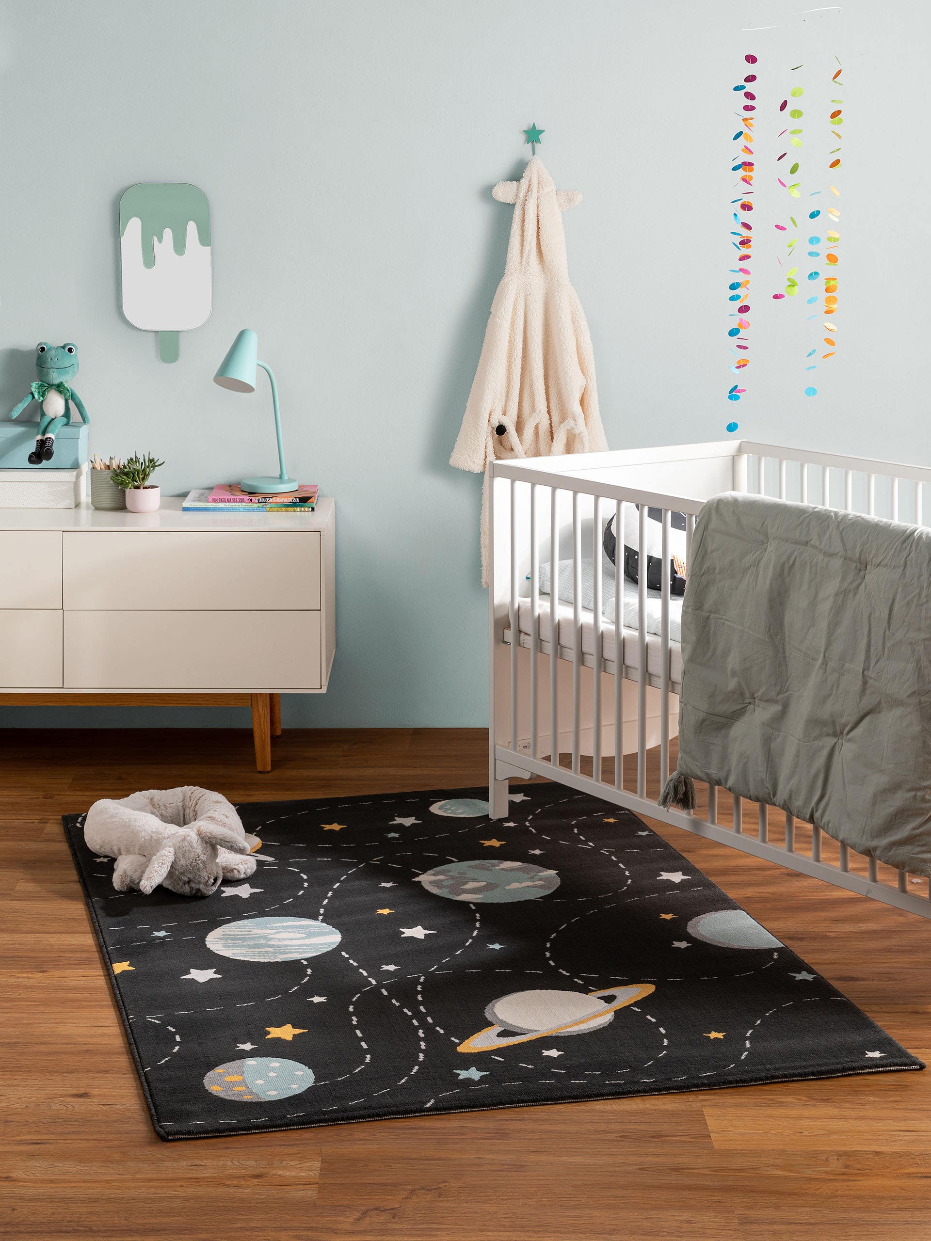 Tapis enfant Juno / Noir