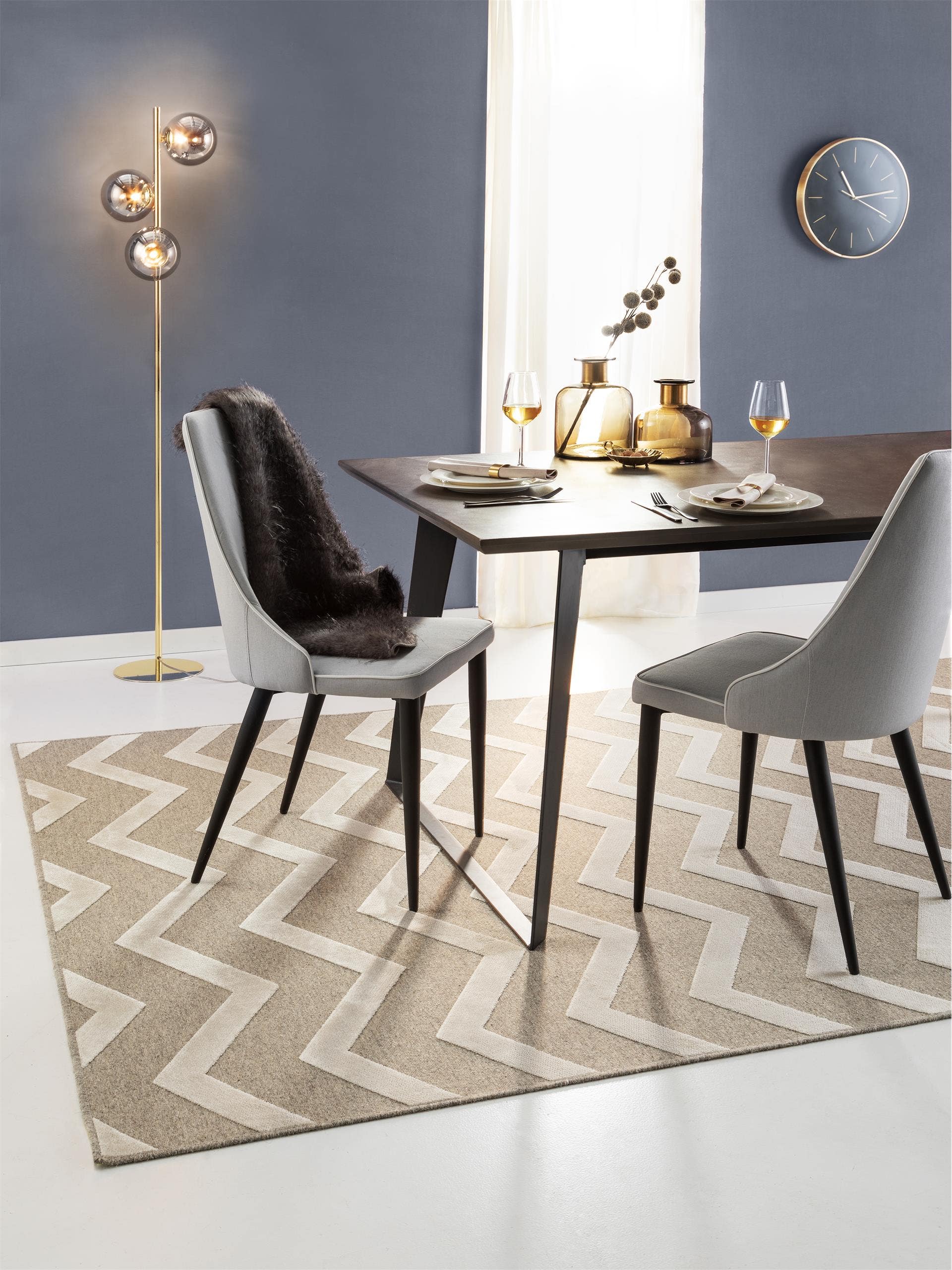 Teppich North /Grau