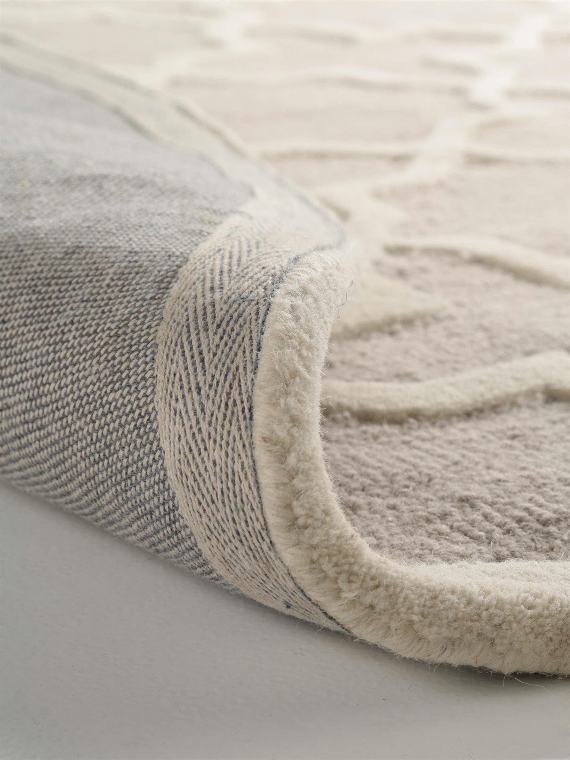 Tapis en laine rond Windsor Rose