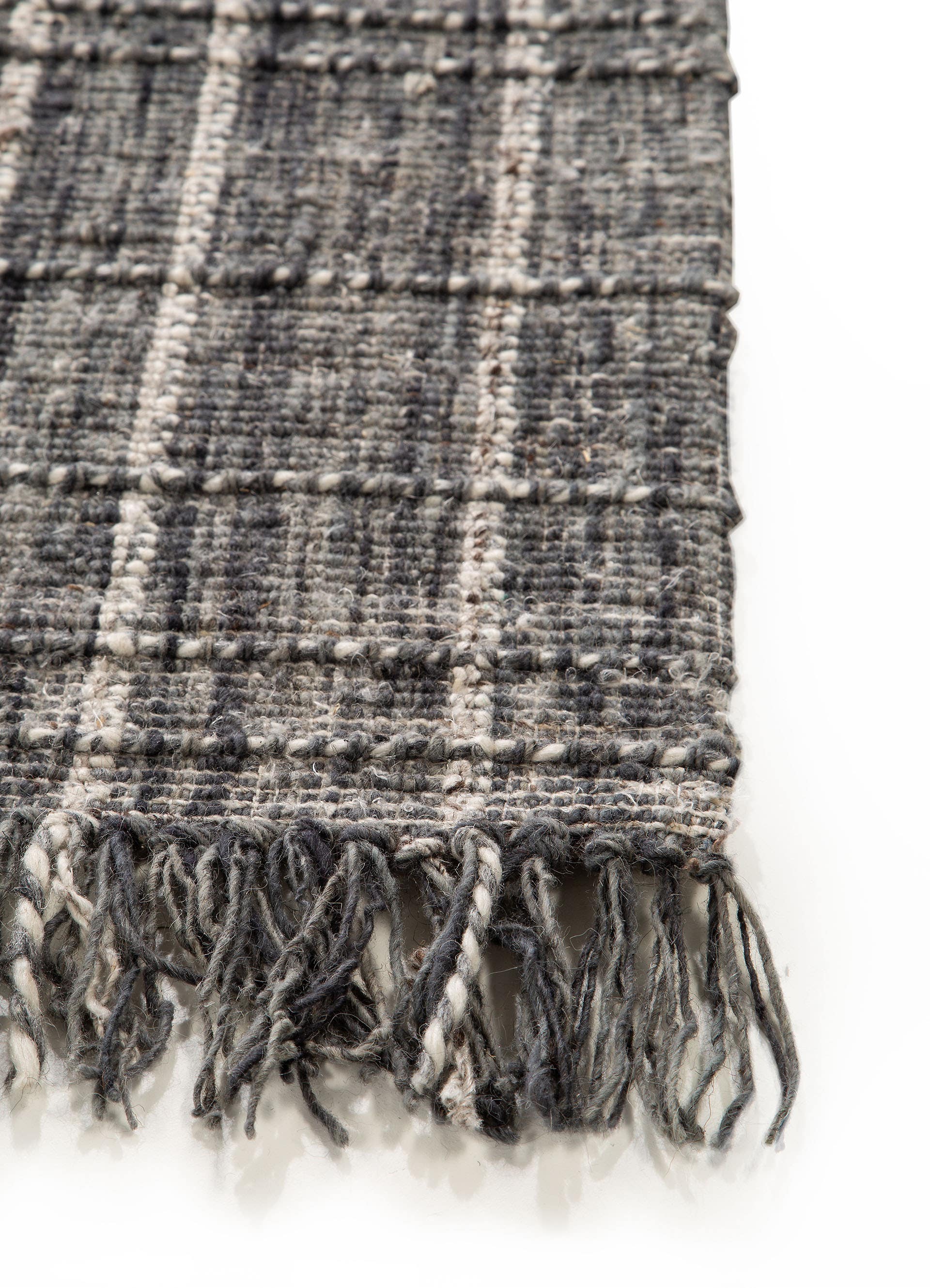 Tapis en laine de coco anthracite