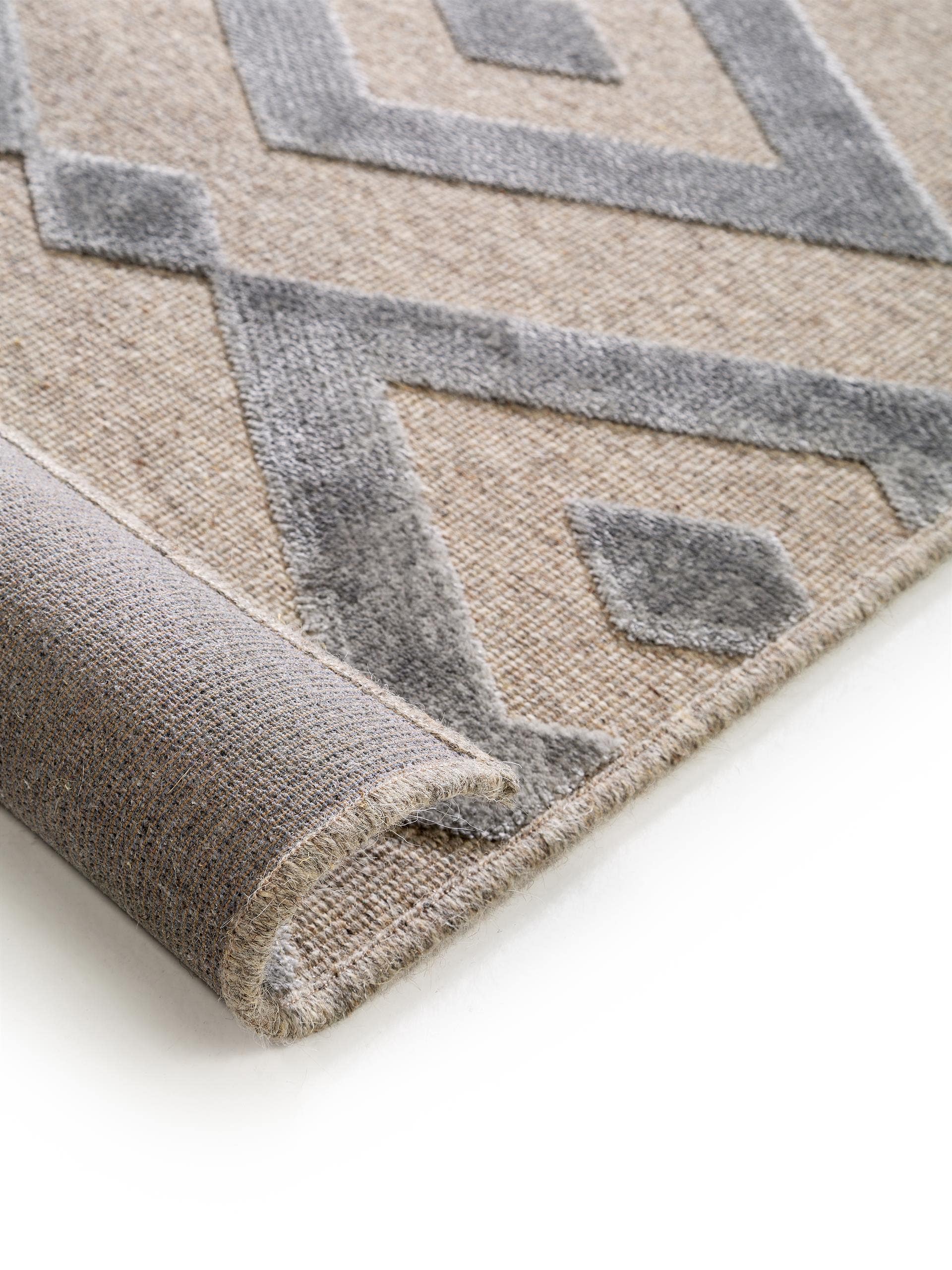 Tapis viscose Nord /Gris