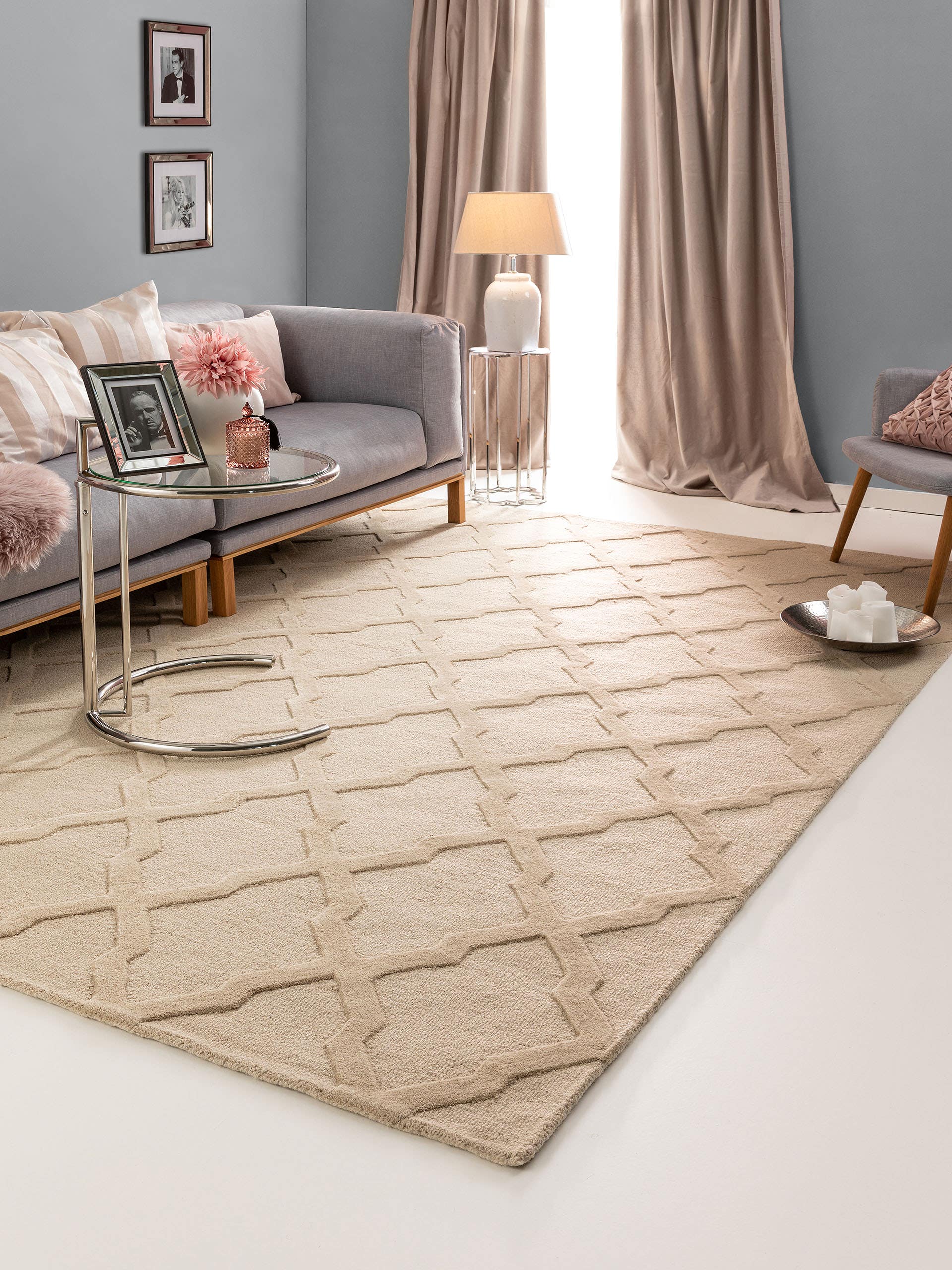Wollteppich Windsor /Beige