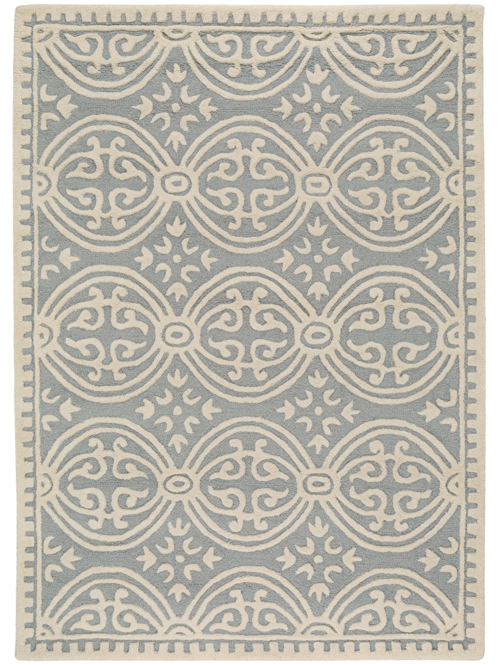 Tapis en laine Windsor bleu foncé