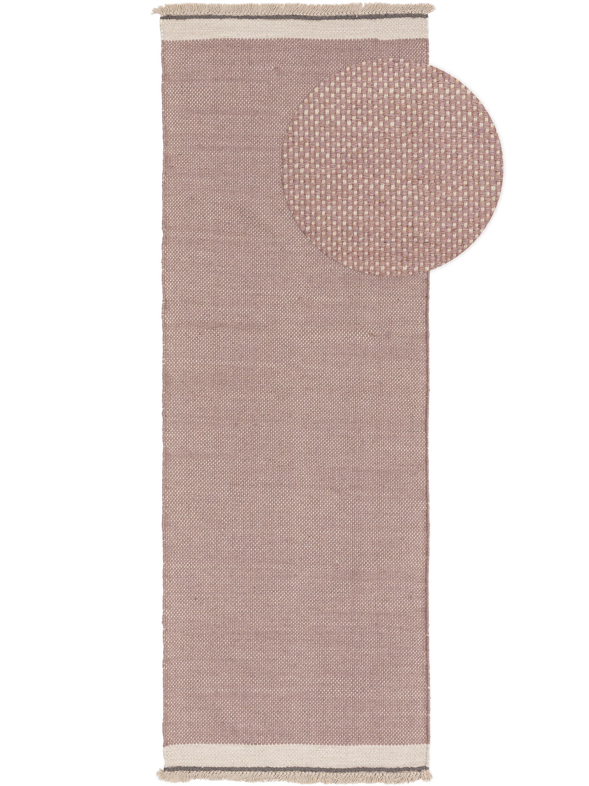 Wollteppich Läufer Karla