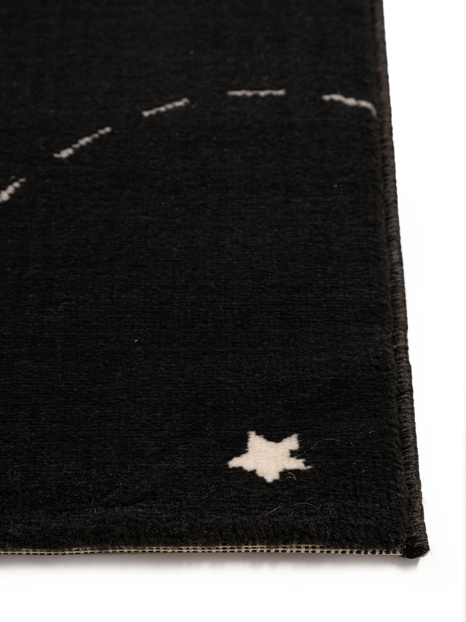 Tapis enfant Juno / Noir