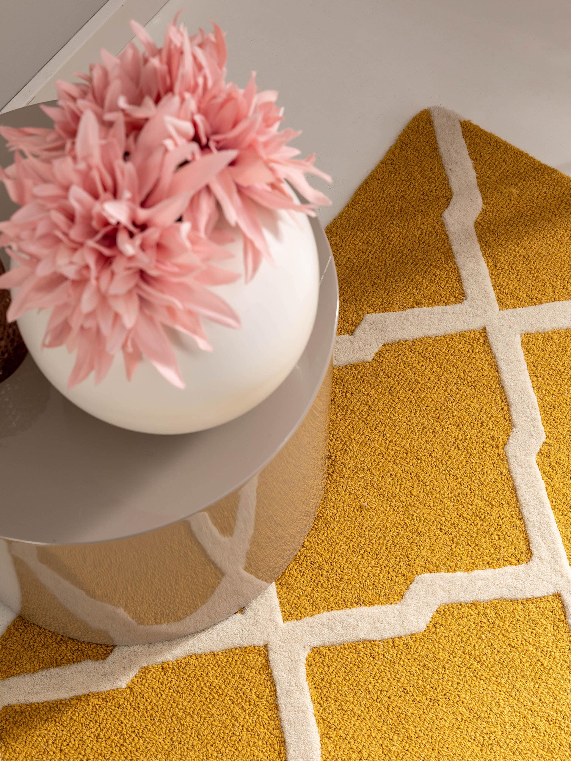Tapis de passage en laine Windsor Cream