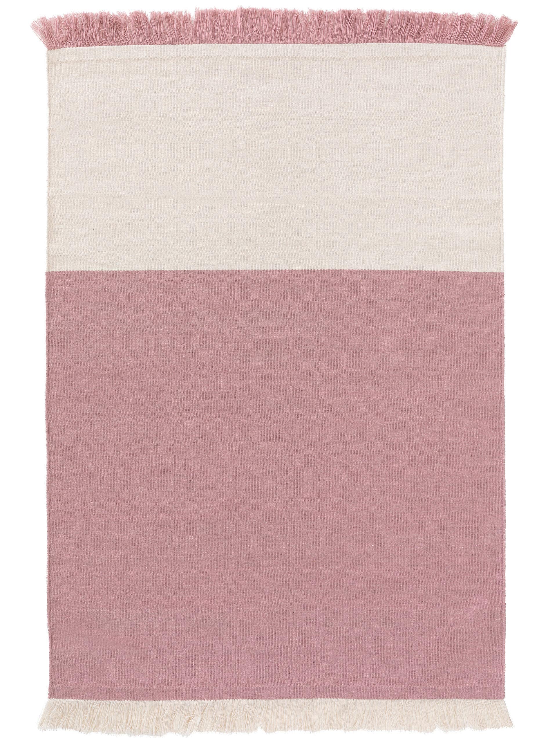 Tapis en laine Blok /Rouge foncé
