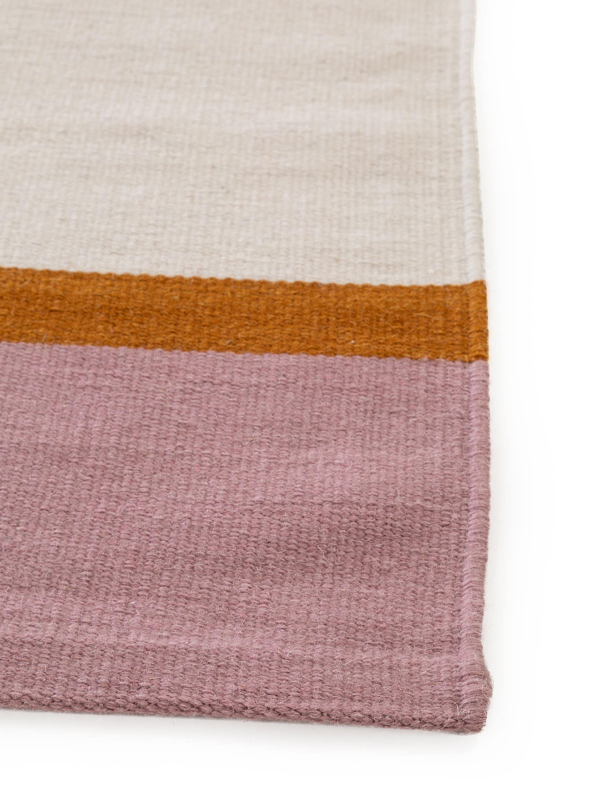 Wollteppich New Stripes Hellgrau/Mint