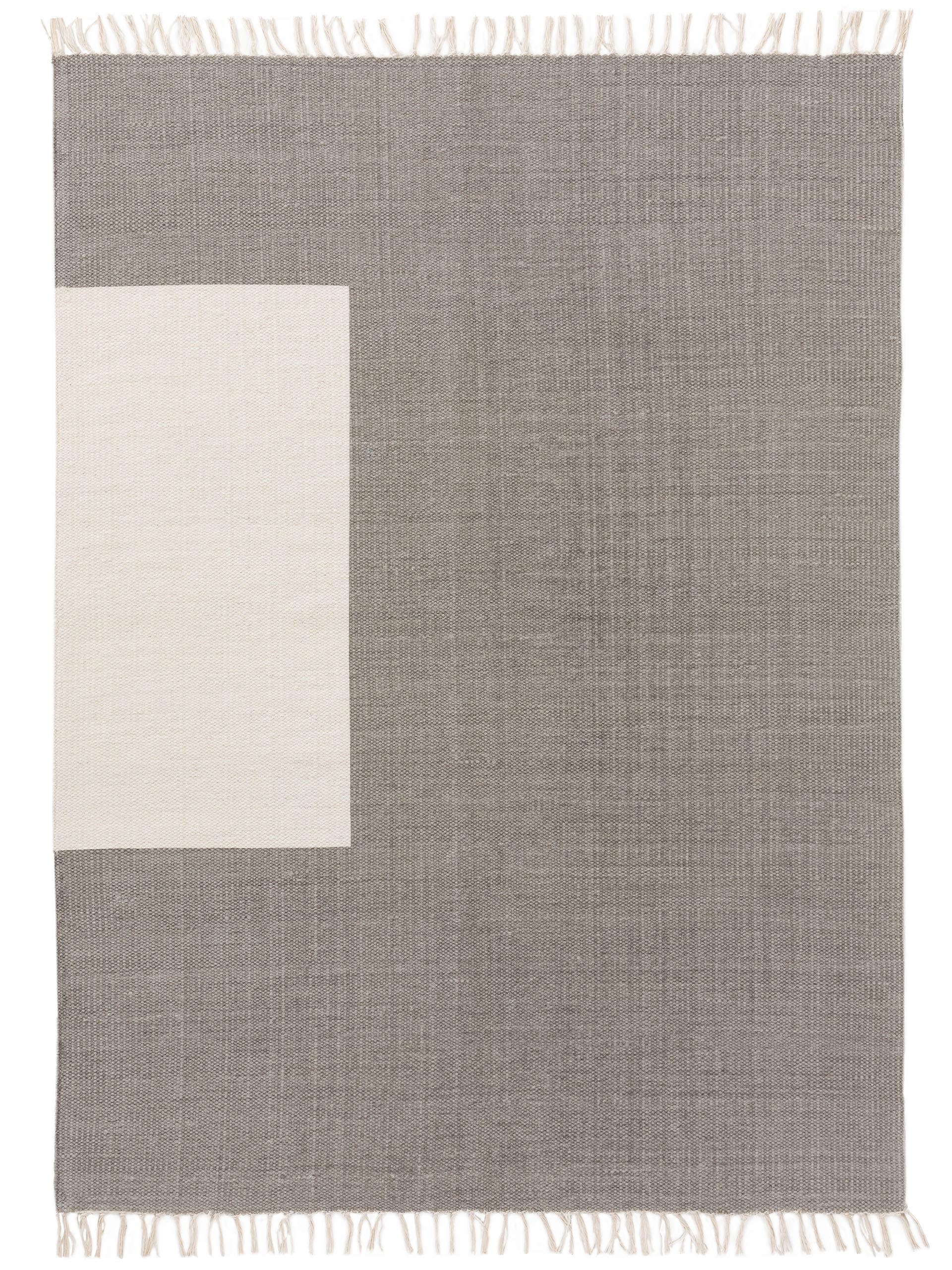 Tapis en laine Neo Crème/Menthe