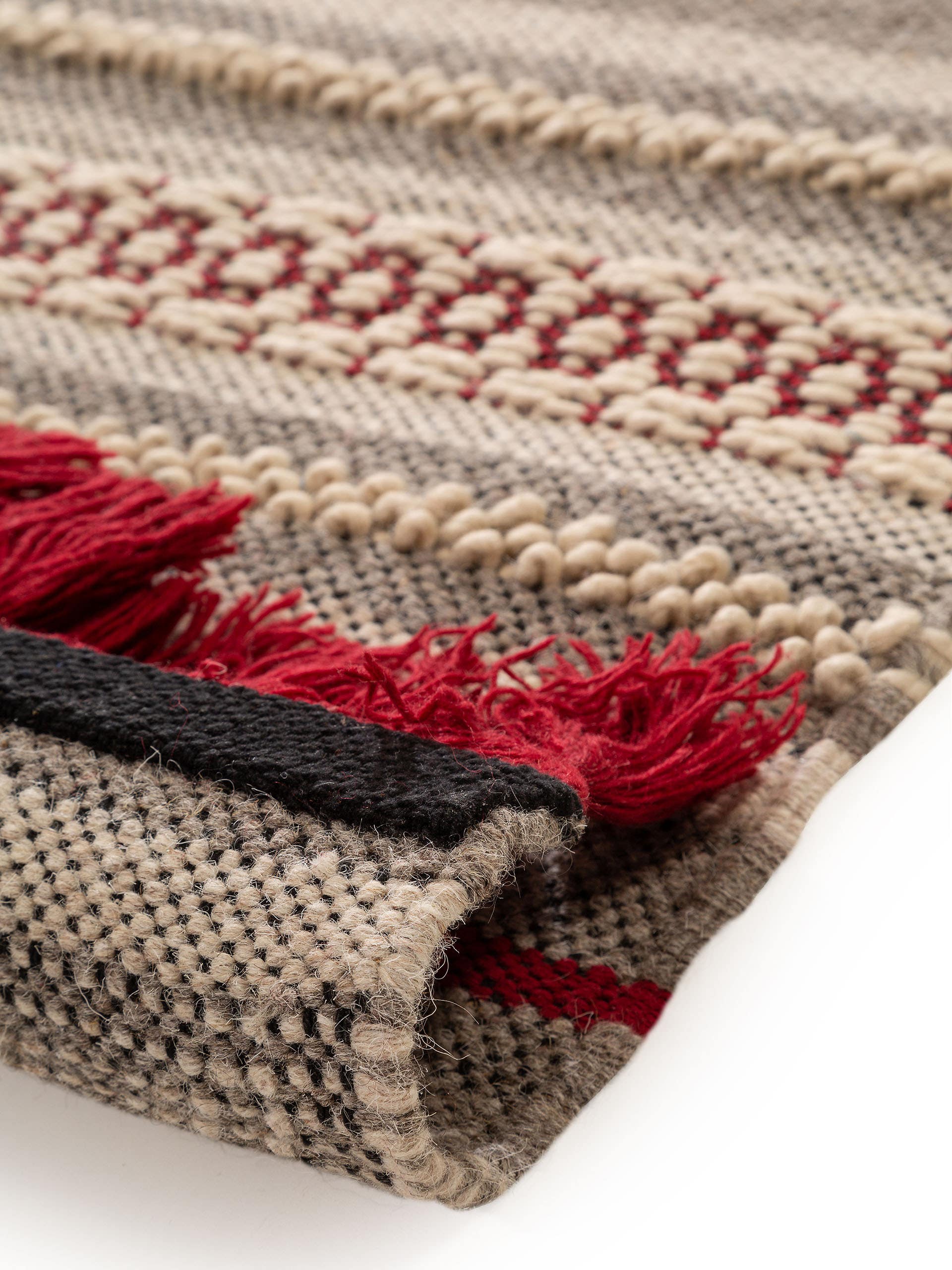 Tapis en laine Tolga /Rouge