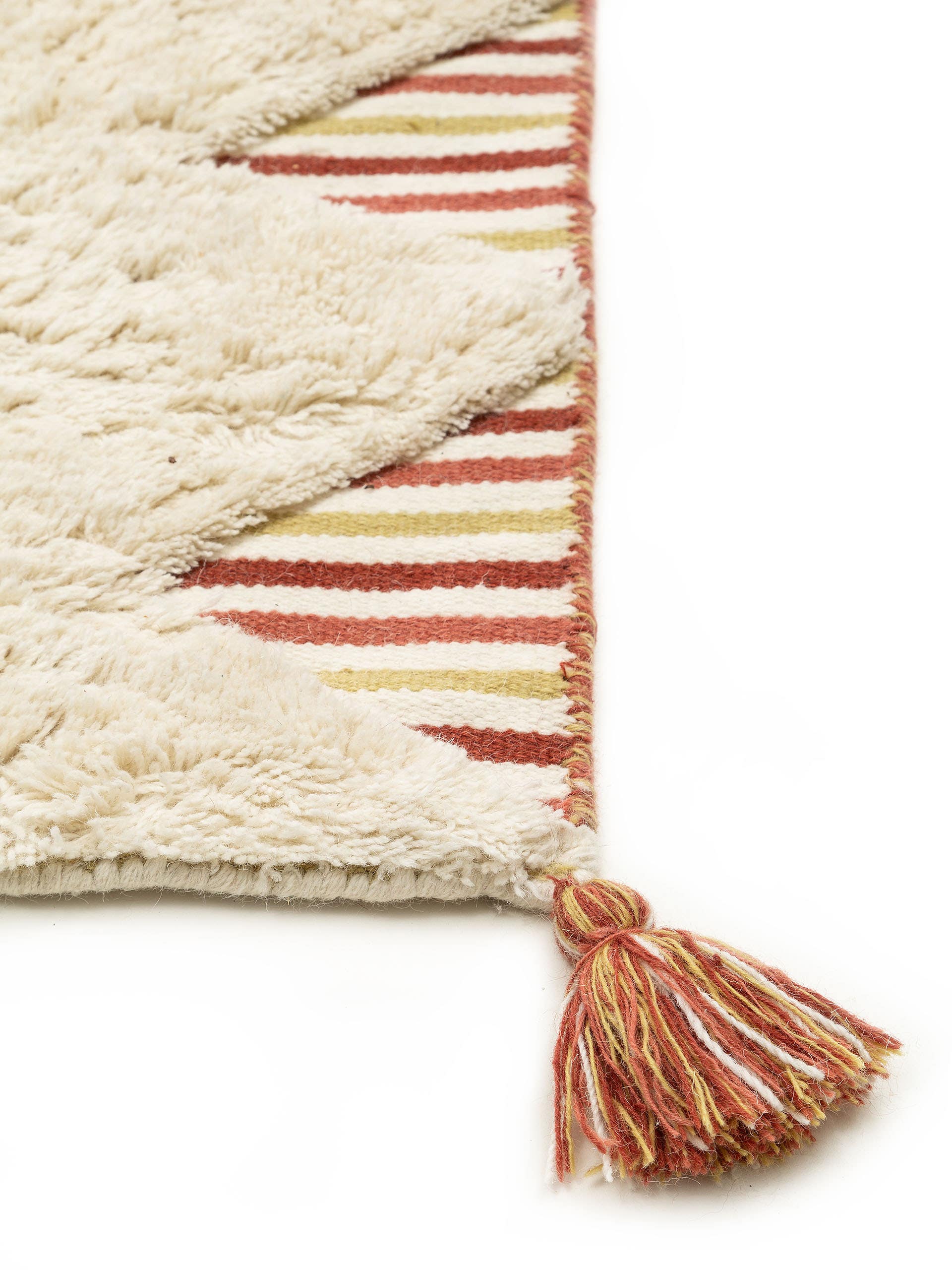 Tapis en laine Floki Ivoire