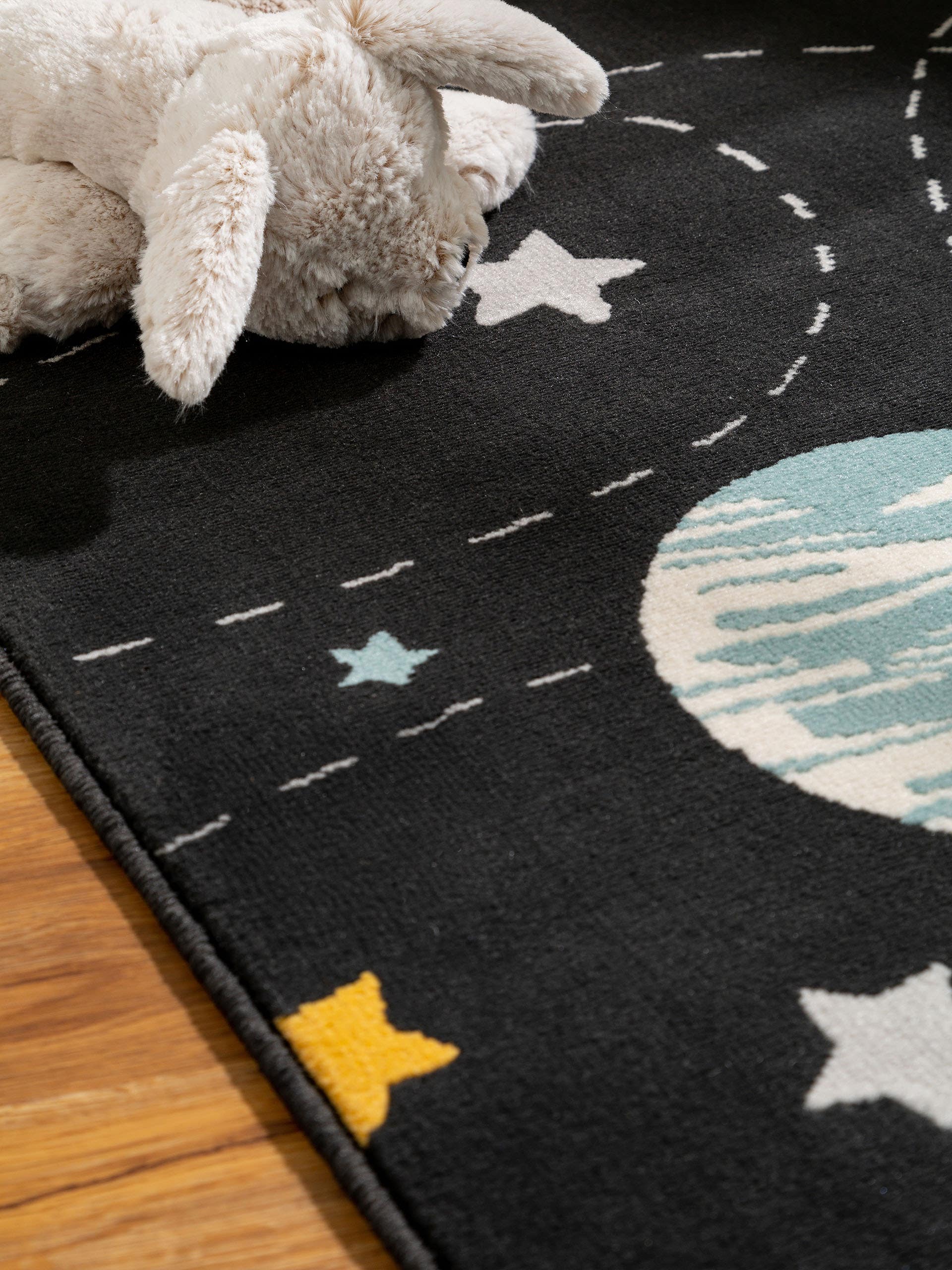 Tapis enfant Juno / Noir
