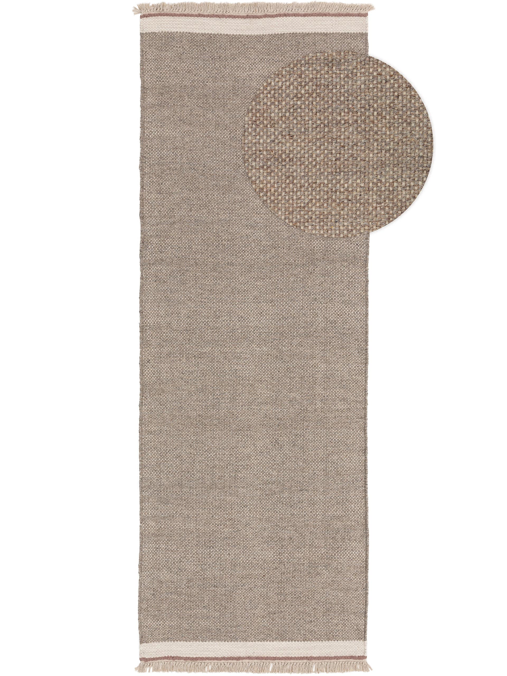 Wollteppich Läufer Karla