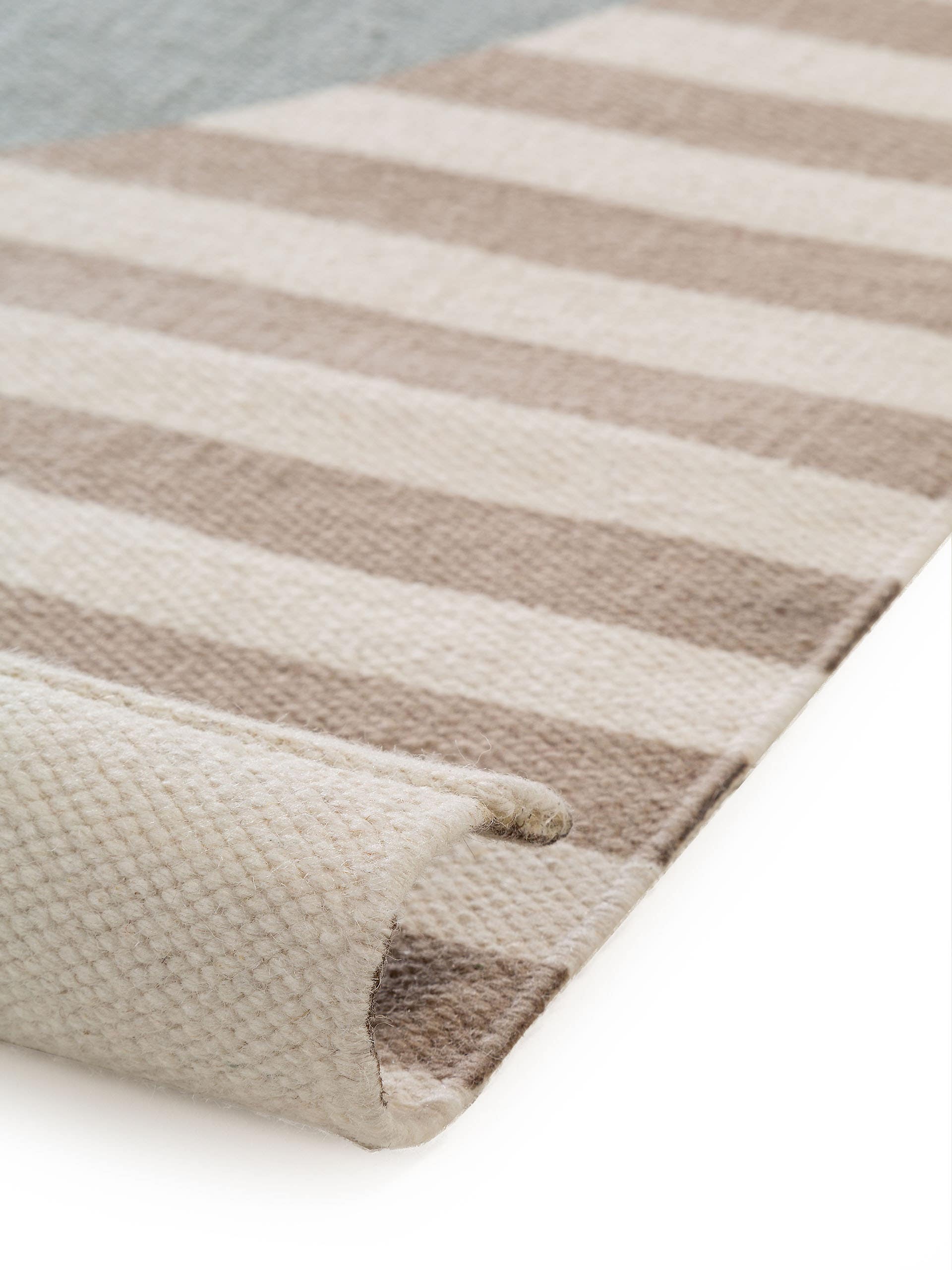 Wollteppich Oasis Mint/Beige