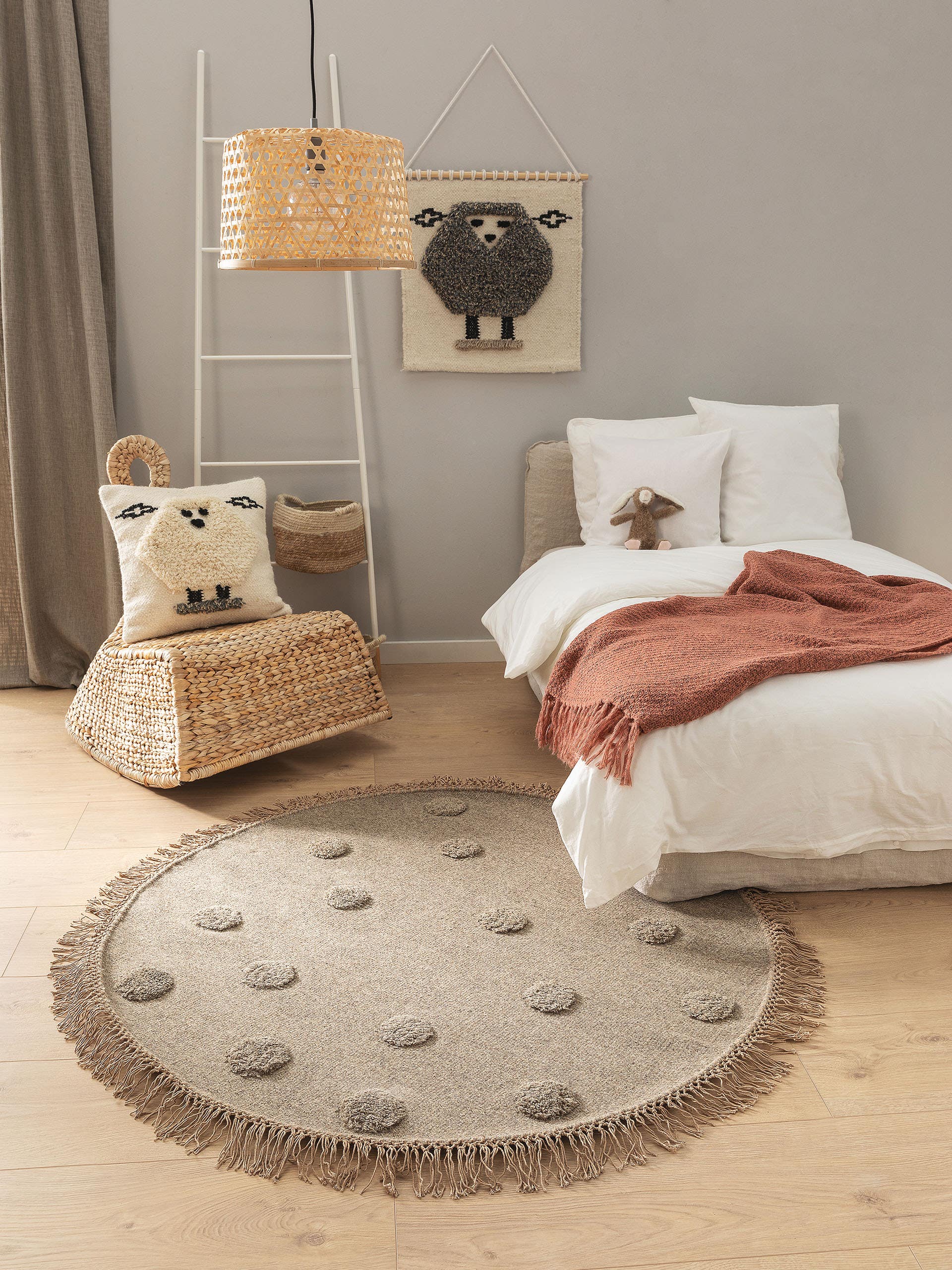 Tapis enfant Carlson Taupe