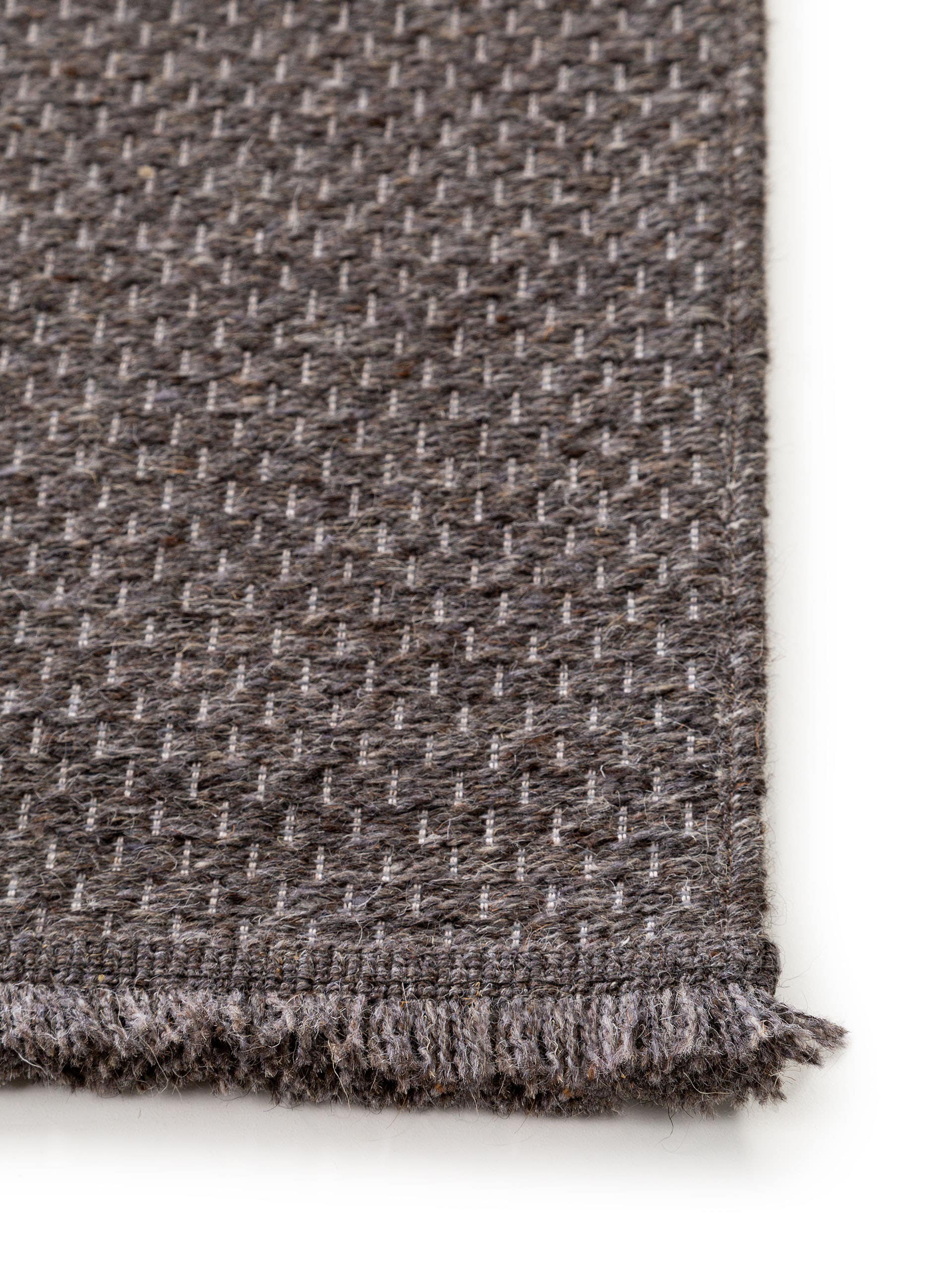 Tapis en laine Celia gris clair