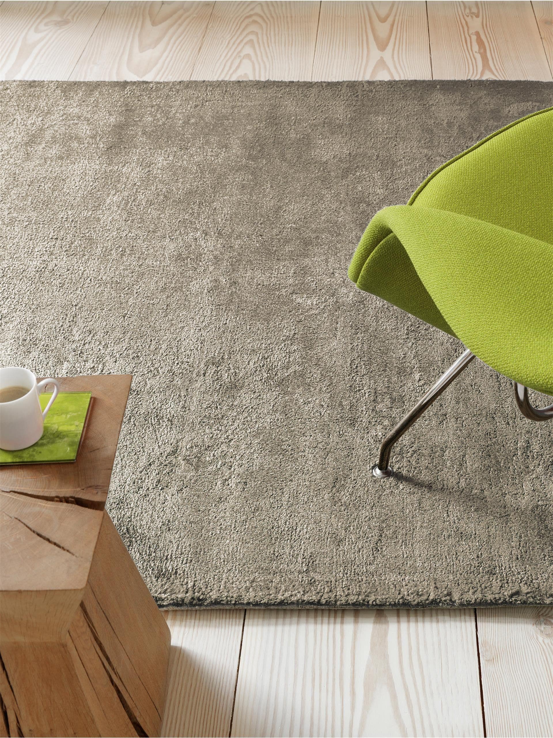 Tapis viscose Dolce anthracite