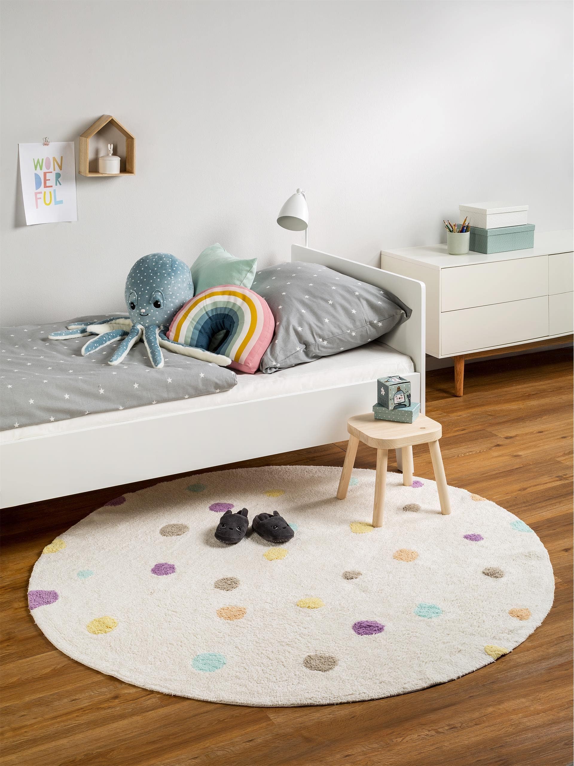 Waschbarer Kinderteppich Bambini