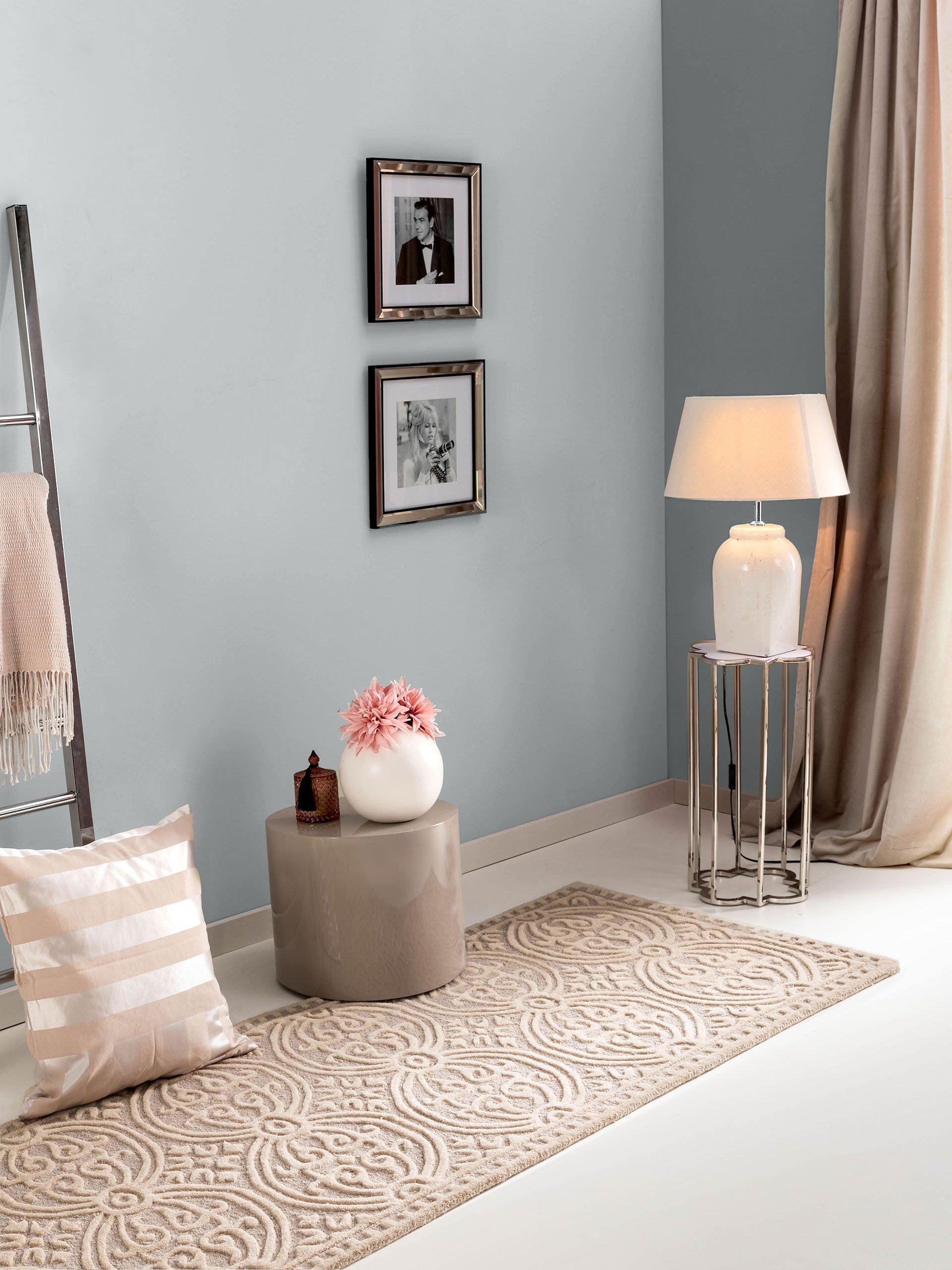 Tapis en laine Windsor bleu foncé