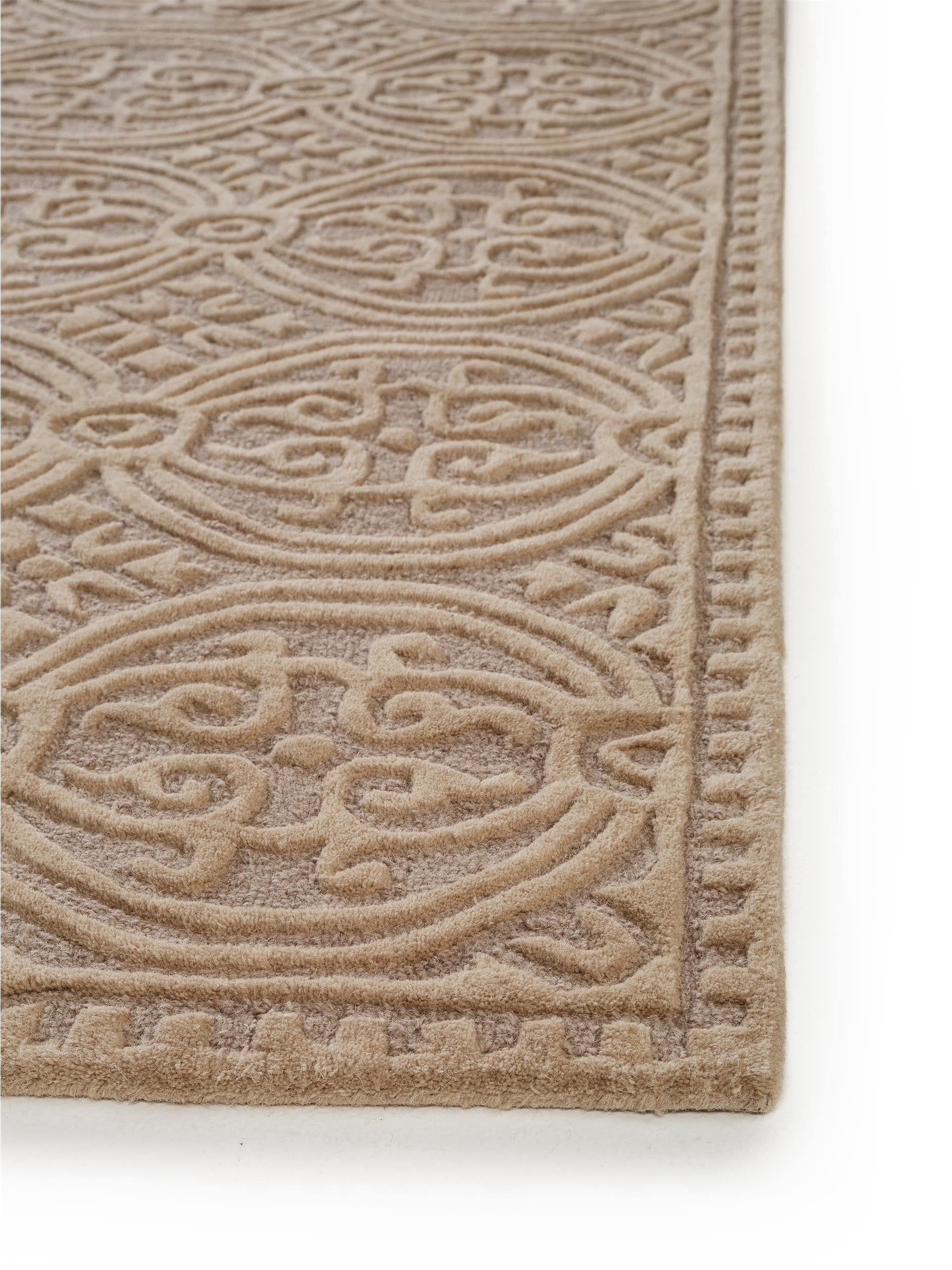 Tapis en laine Windsor bleu foncé