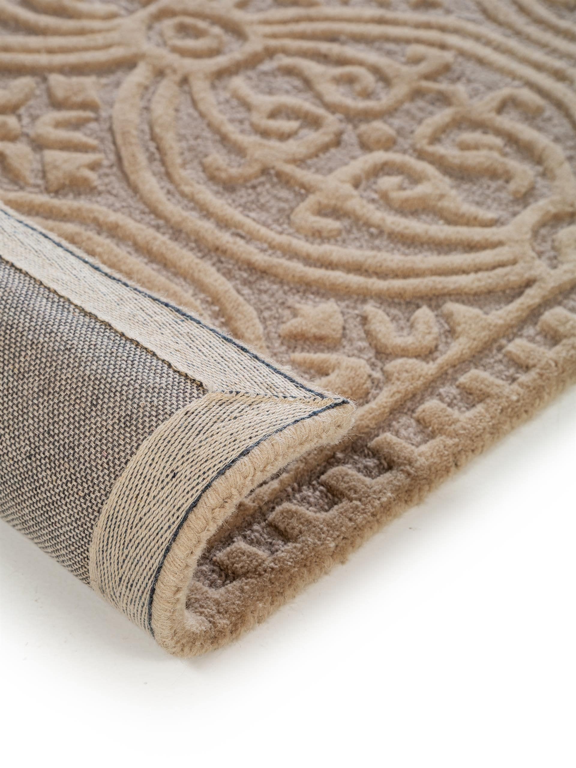 Tapis en laine Windsor bleu foncé
