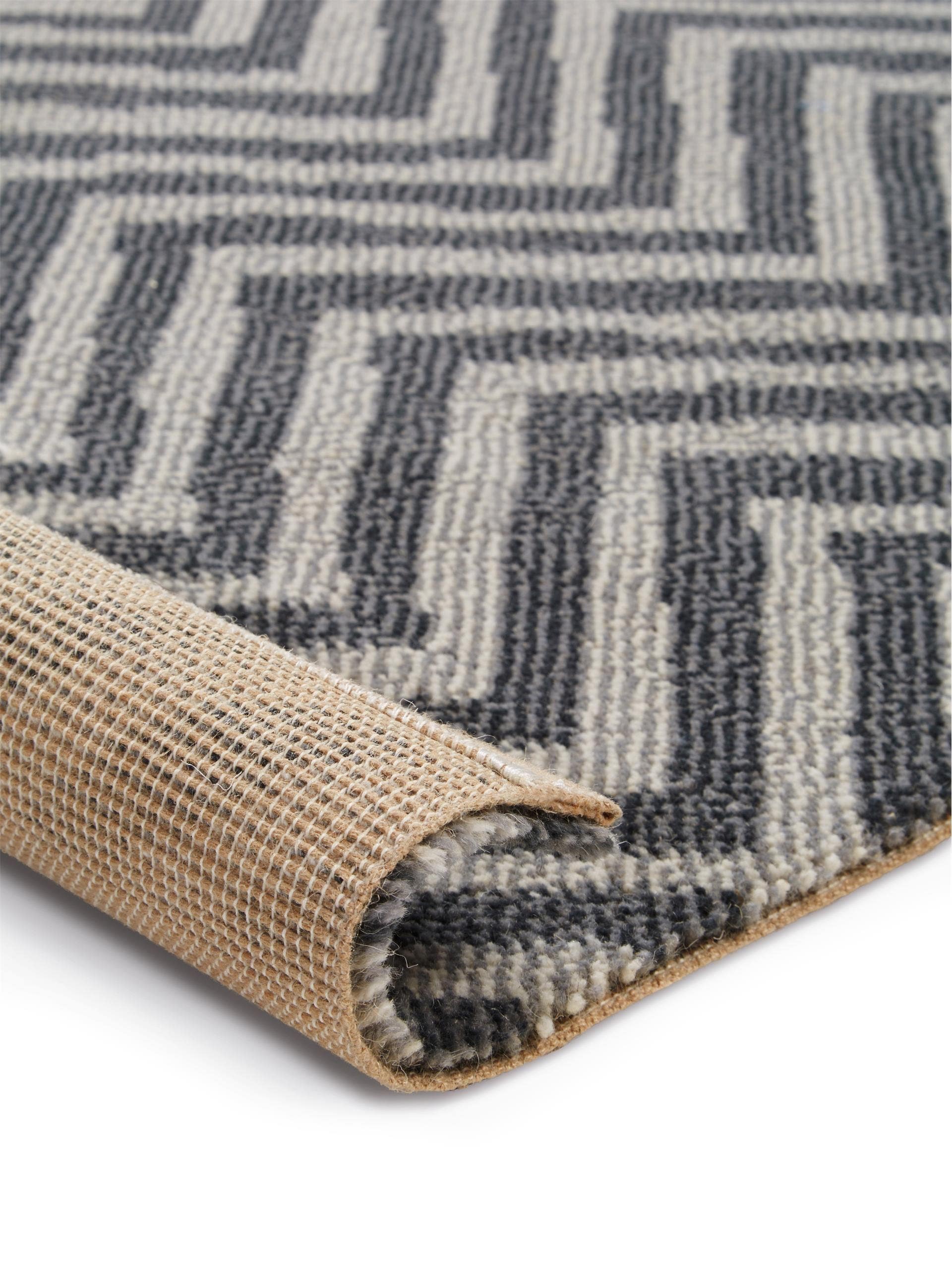 Tapis en laine Nesta anthracite