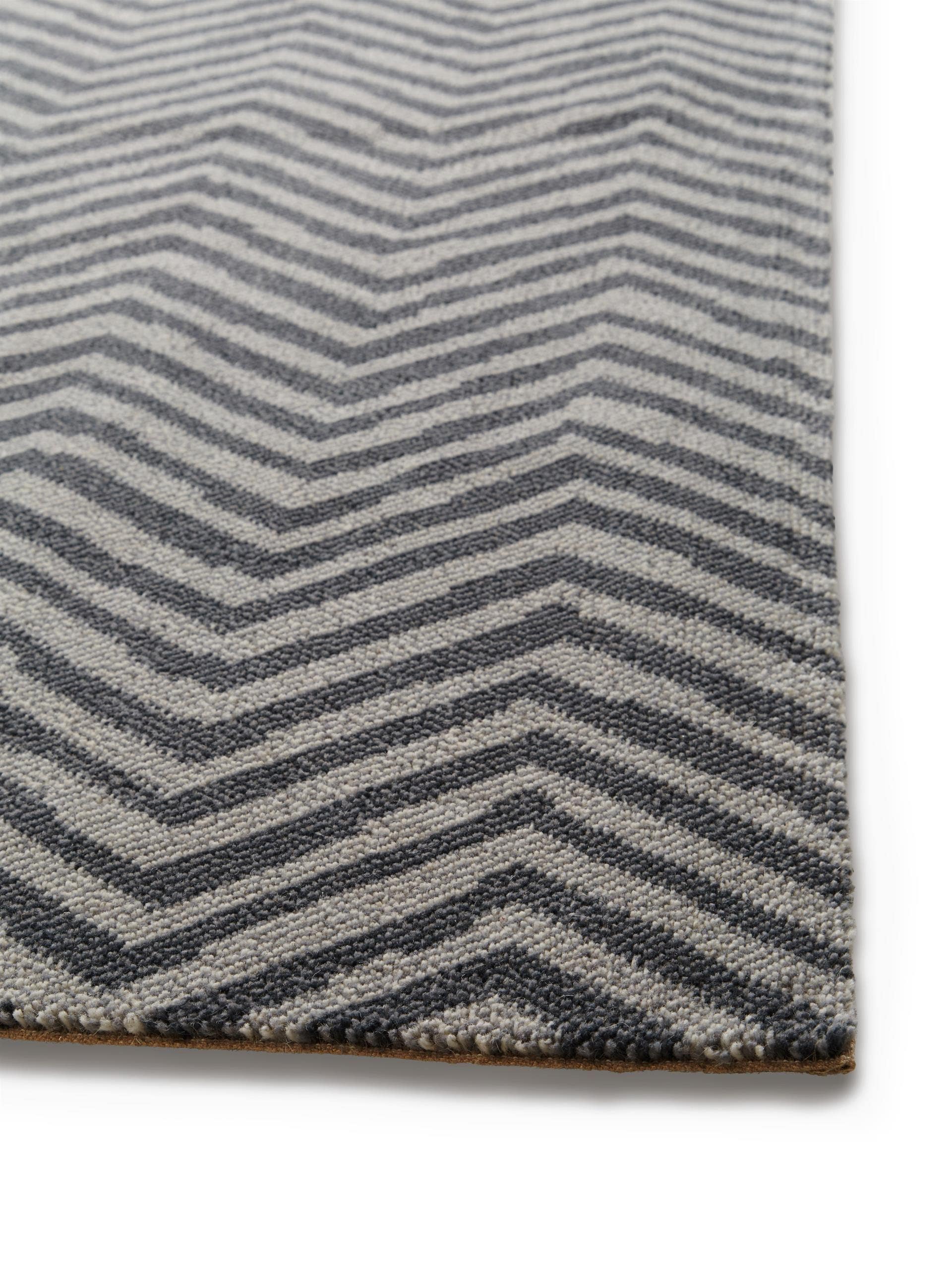 Tapis en laine Nesta anthracite