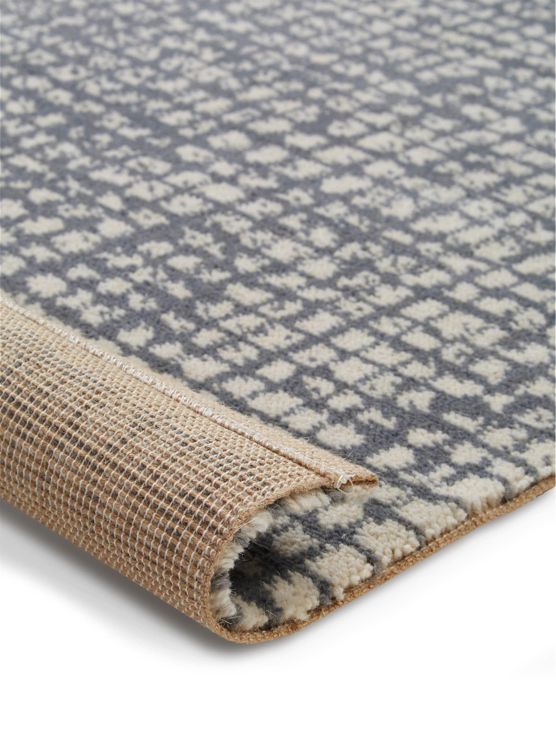 Tapis en laine Nesta gris clair