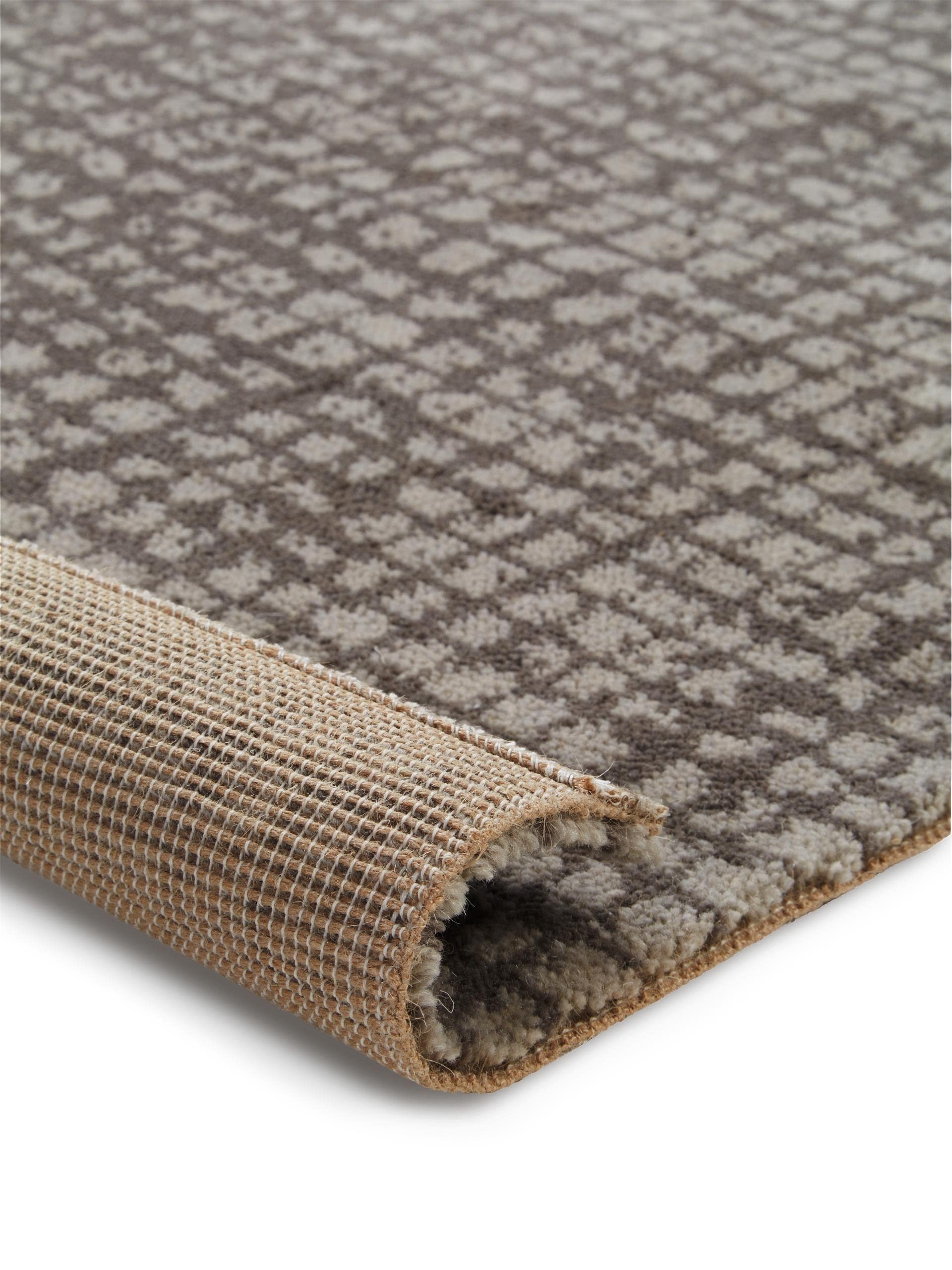 Tapis en laine Nesta gris clair