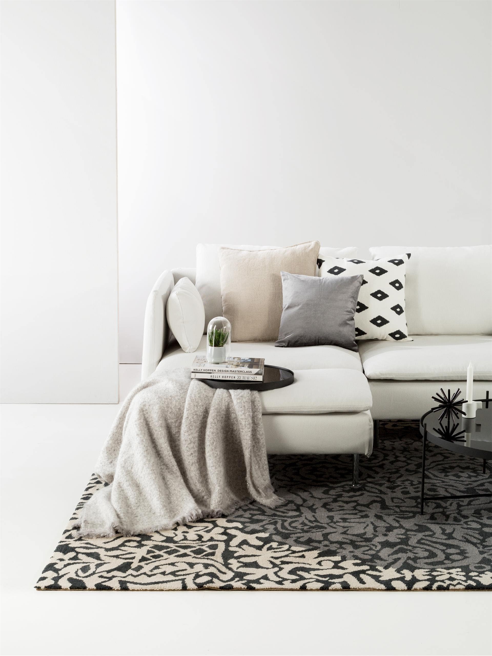 Tapis en laine Nesta /Gris