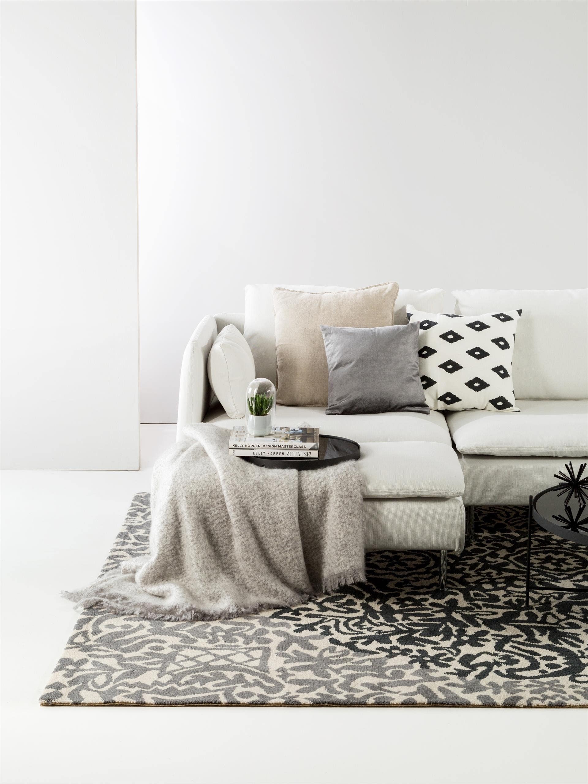 Tapis en laine Nesta /Gris