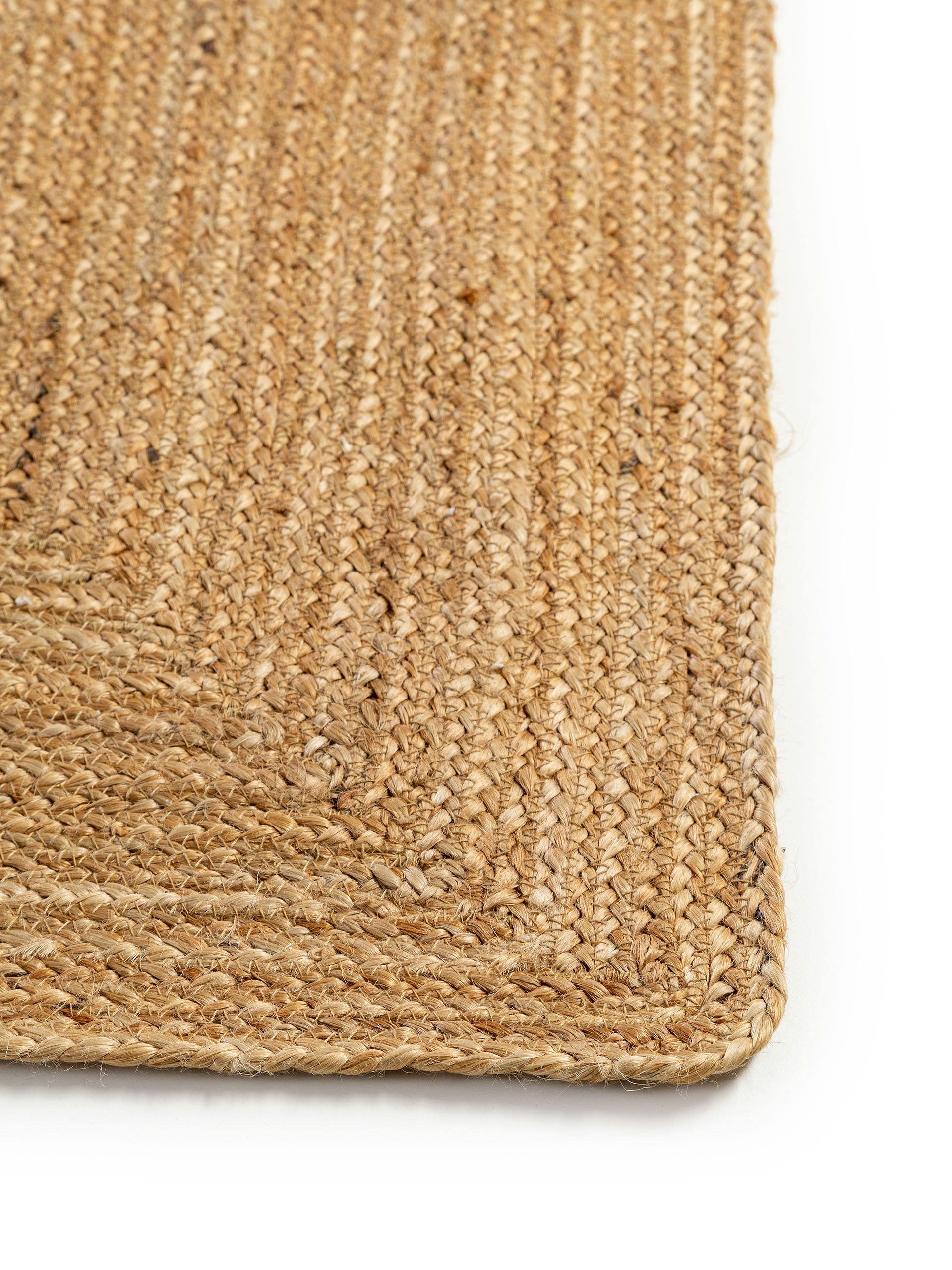 Tapis en jute Jutta marron clair