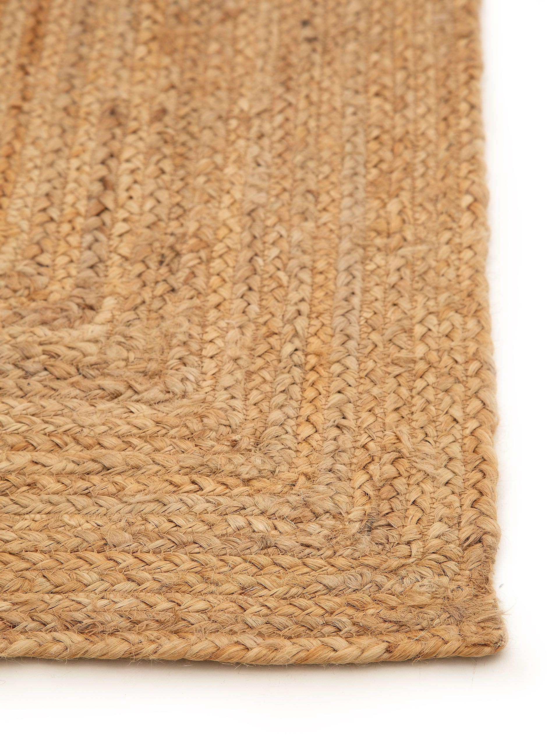 Tapis en jute Jutta marron clair