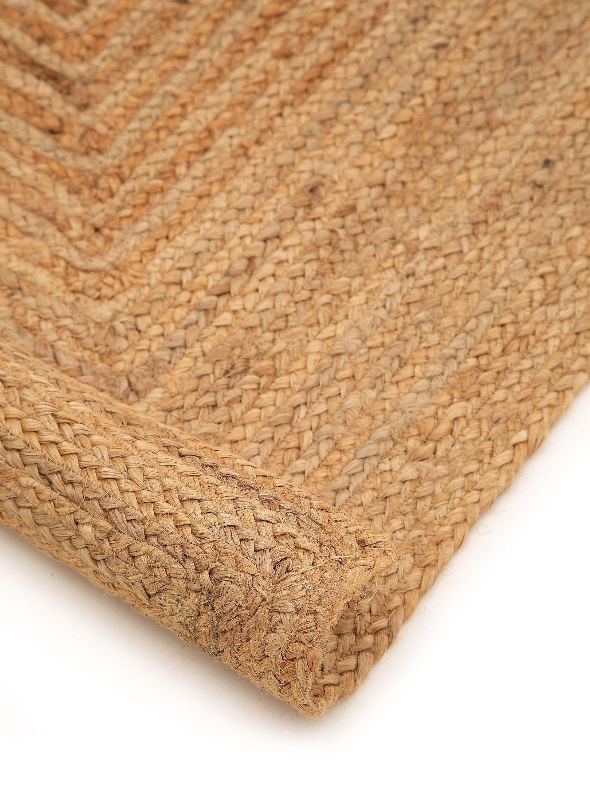 Tapis en jute Jutta marron clair