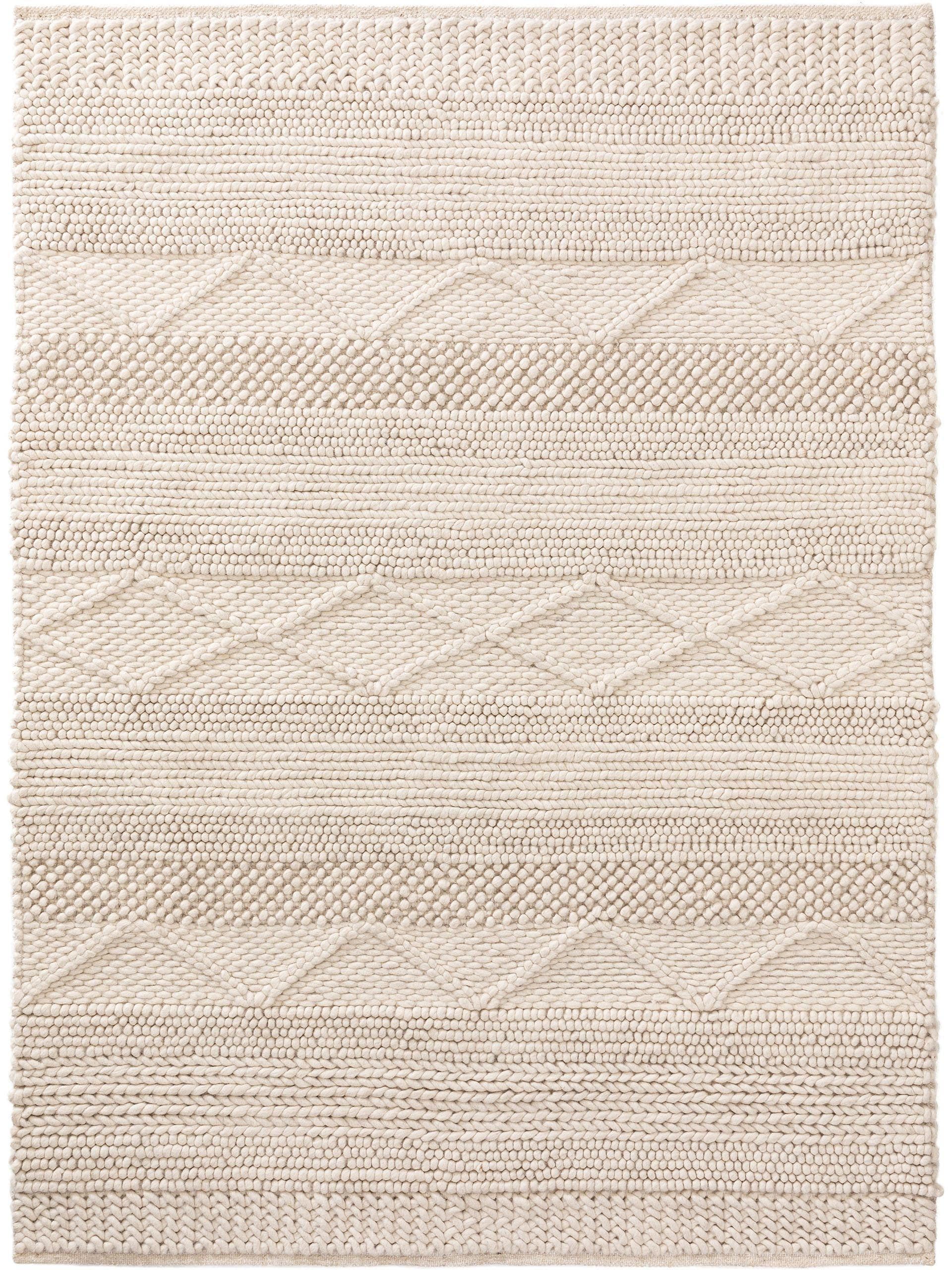Tapis en laine Alva Crème