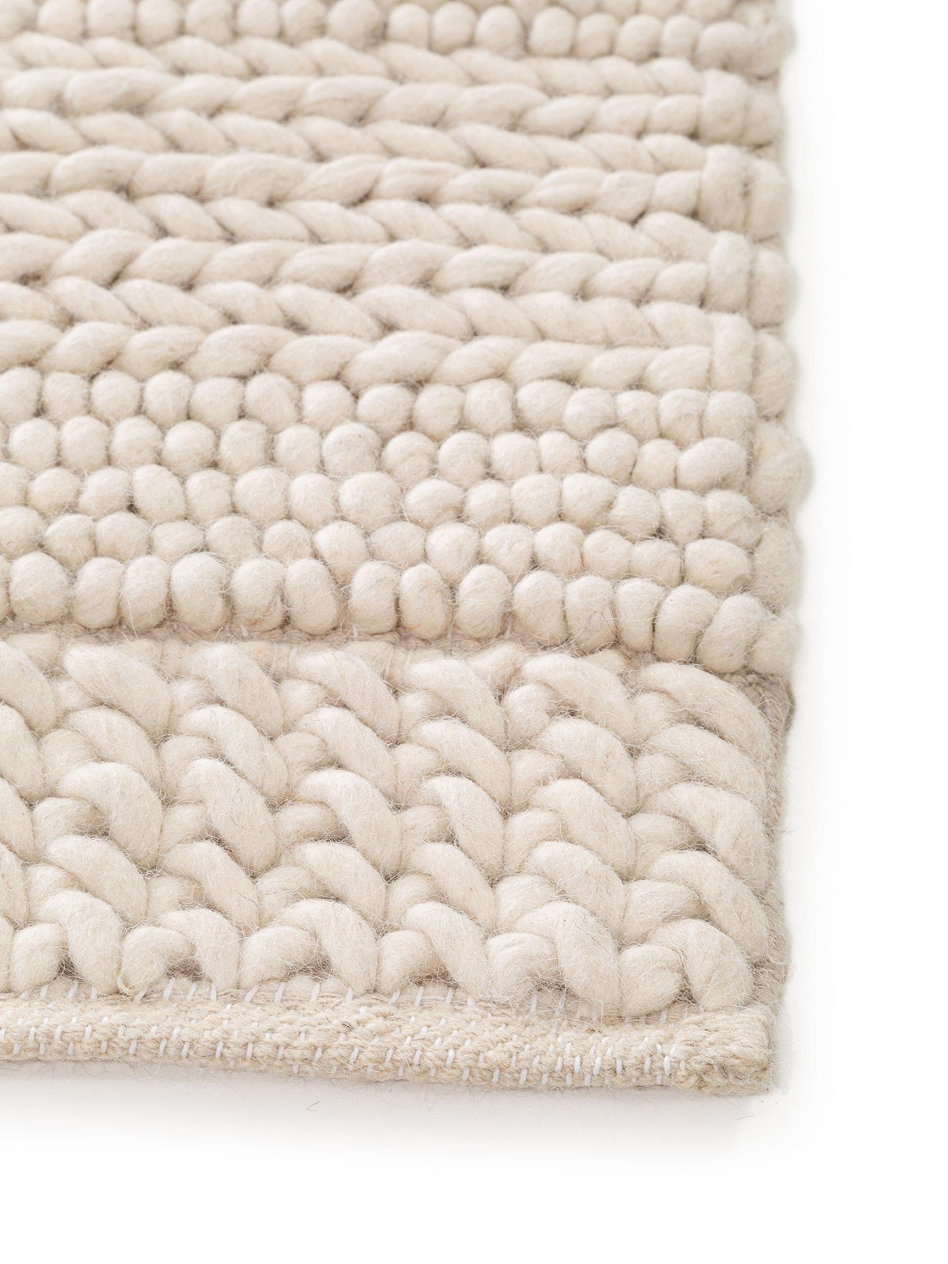 Tapis en laine Alva Crème