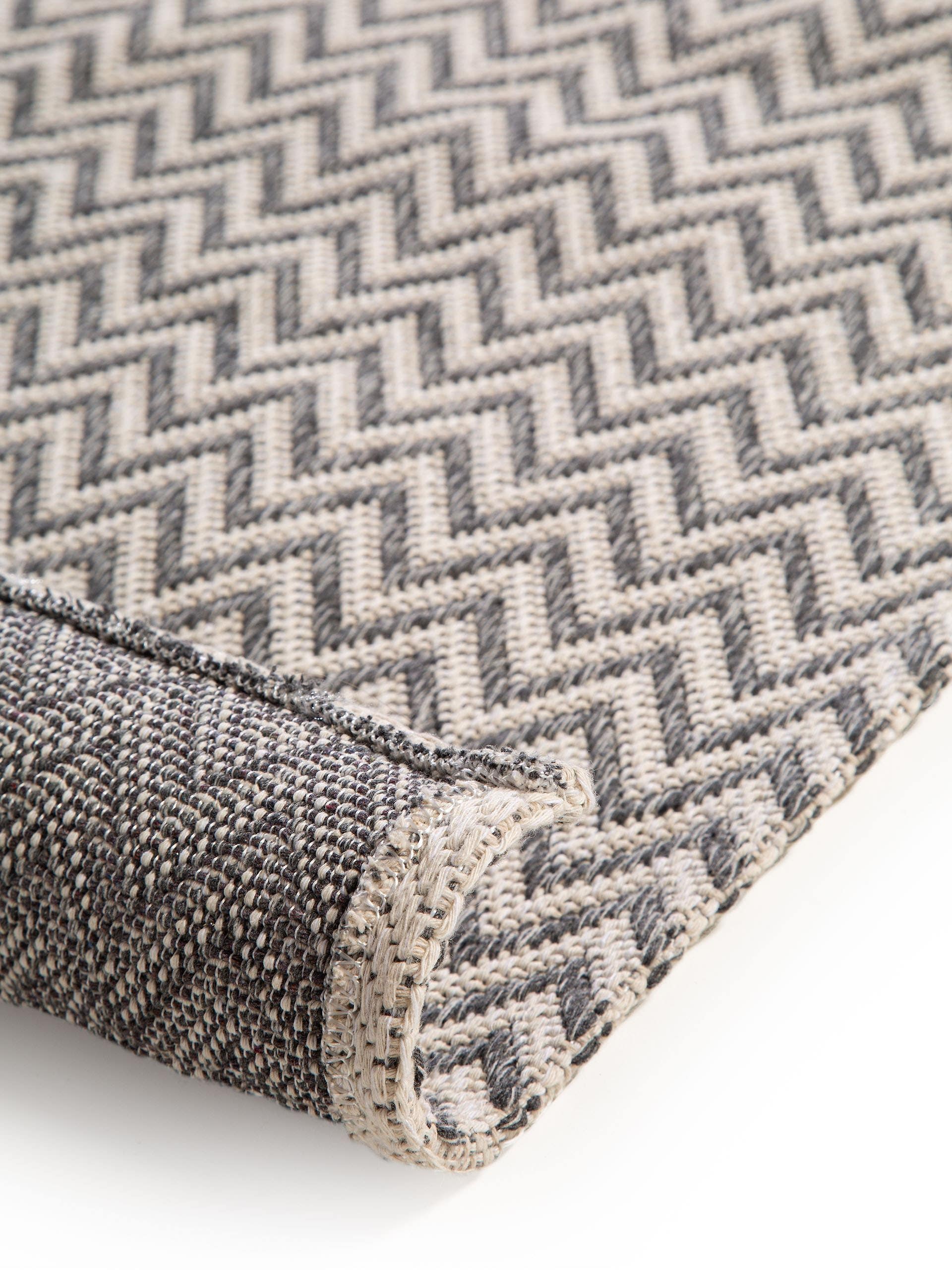 Tapis Lavable en Coton Cooper Gris Clair