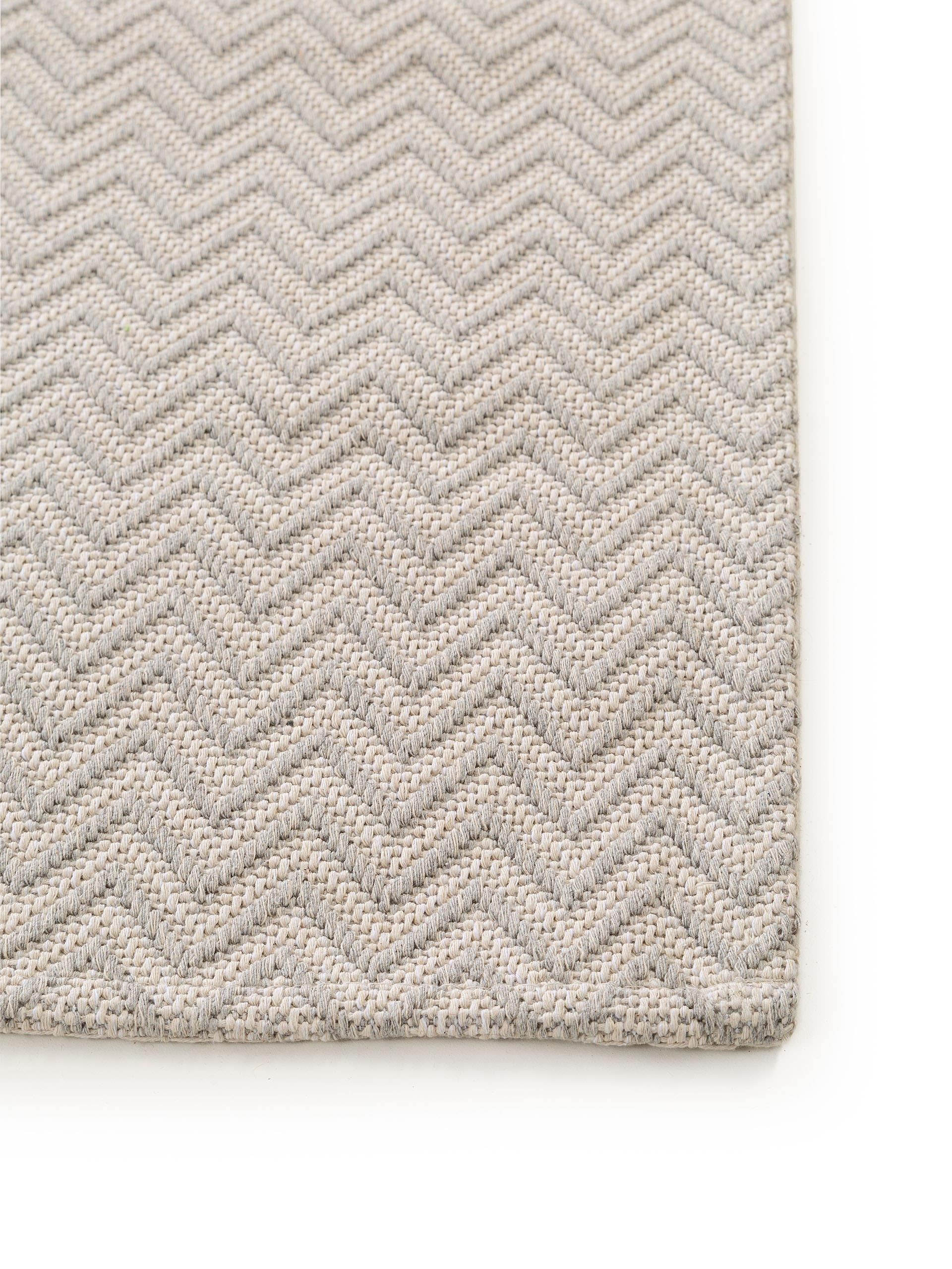 Tapis Lavable en Coton Cooper Gris Clair