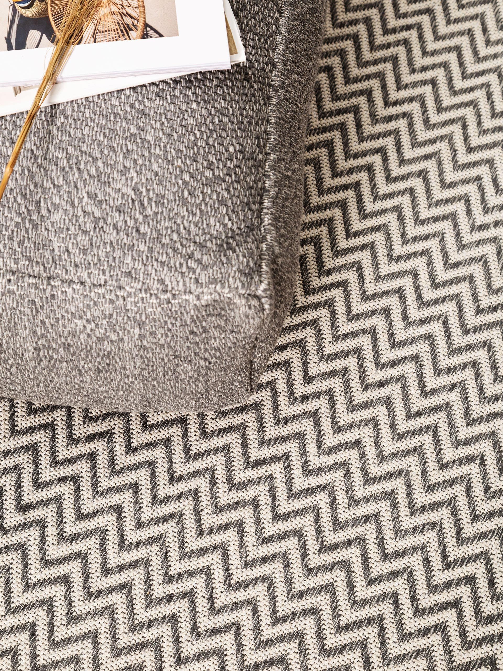 Tapis Lavable en Coton Cooper Gris Clair