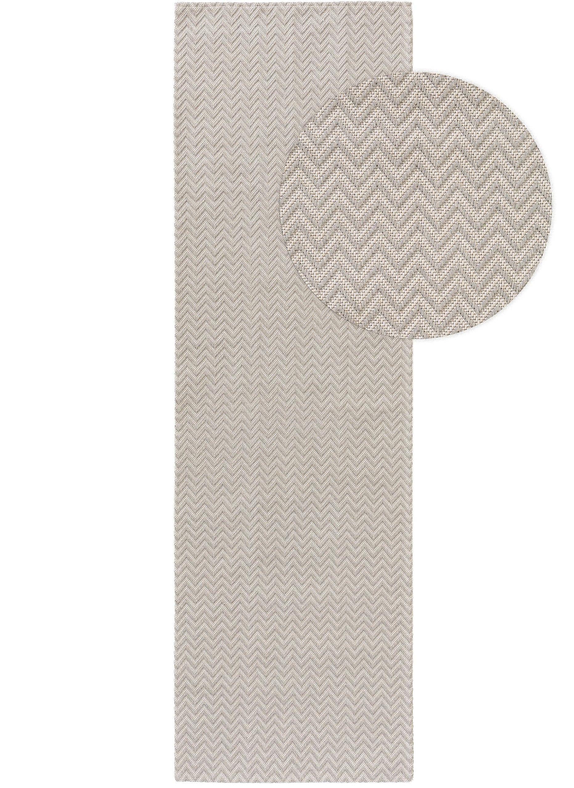 Tapis Lavable en Coton Cooper Gris Clair