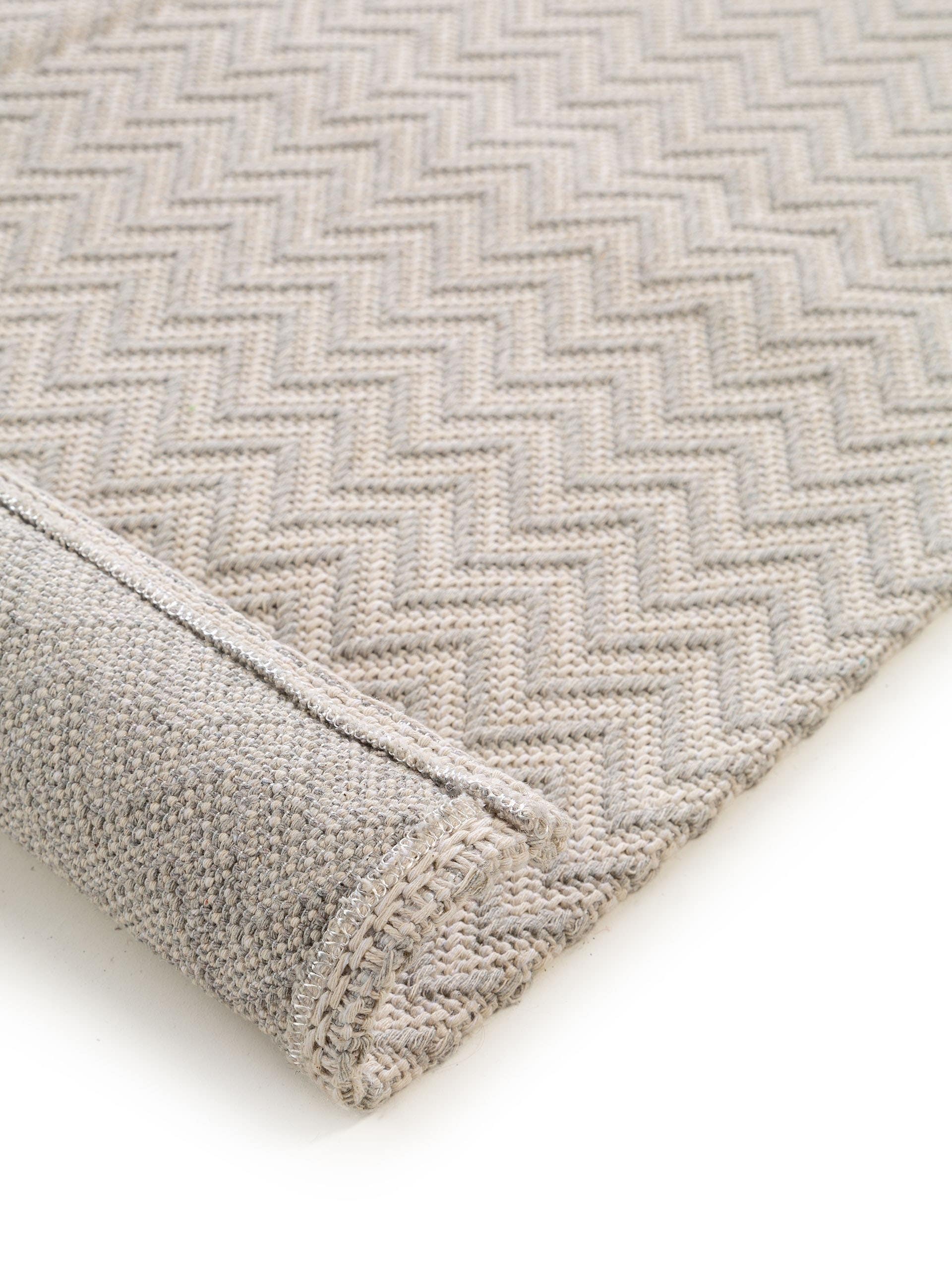 Tapis Lavable en Coton Cooper Gris Clair
