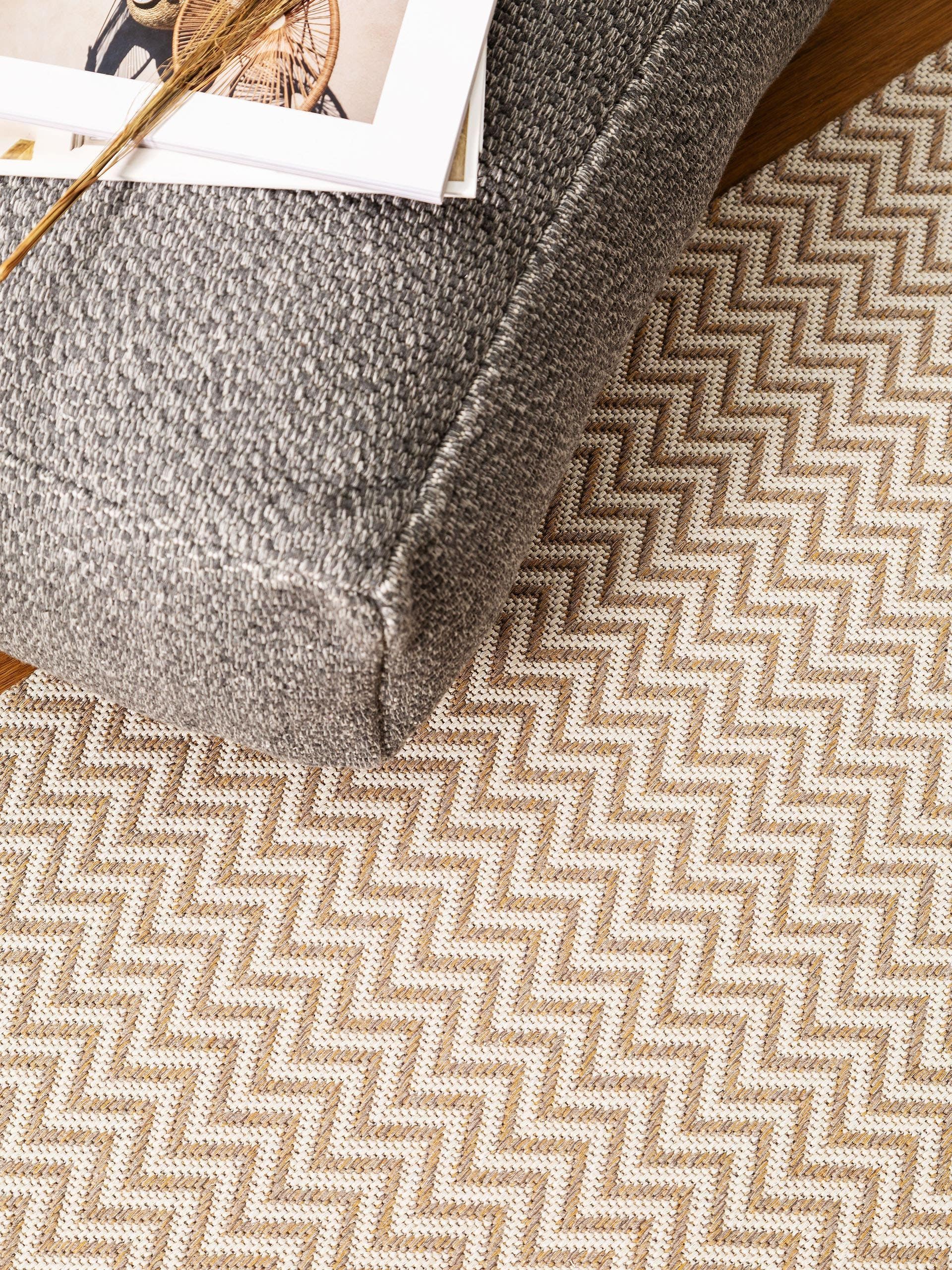 Tapis Lavable en Coton Cooper Gris Clair