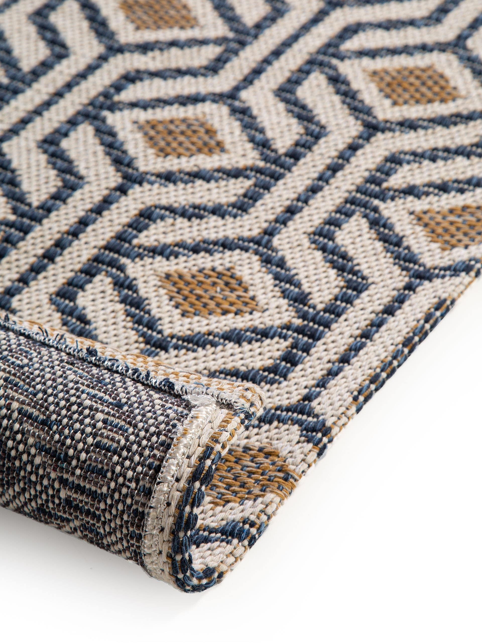 Tapis lavable en coton Cooper /Jaune