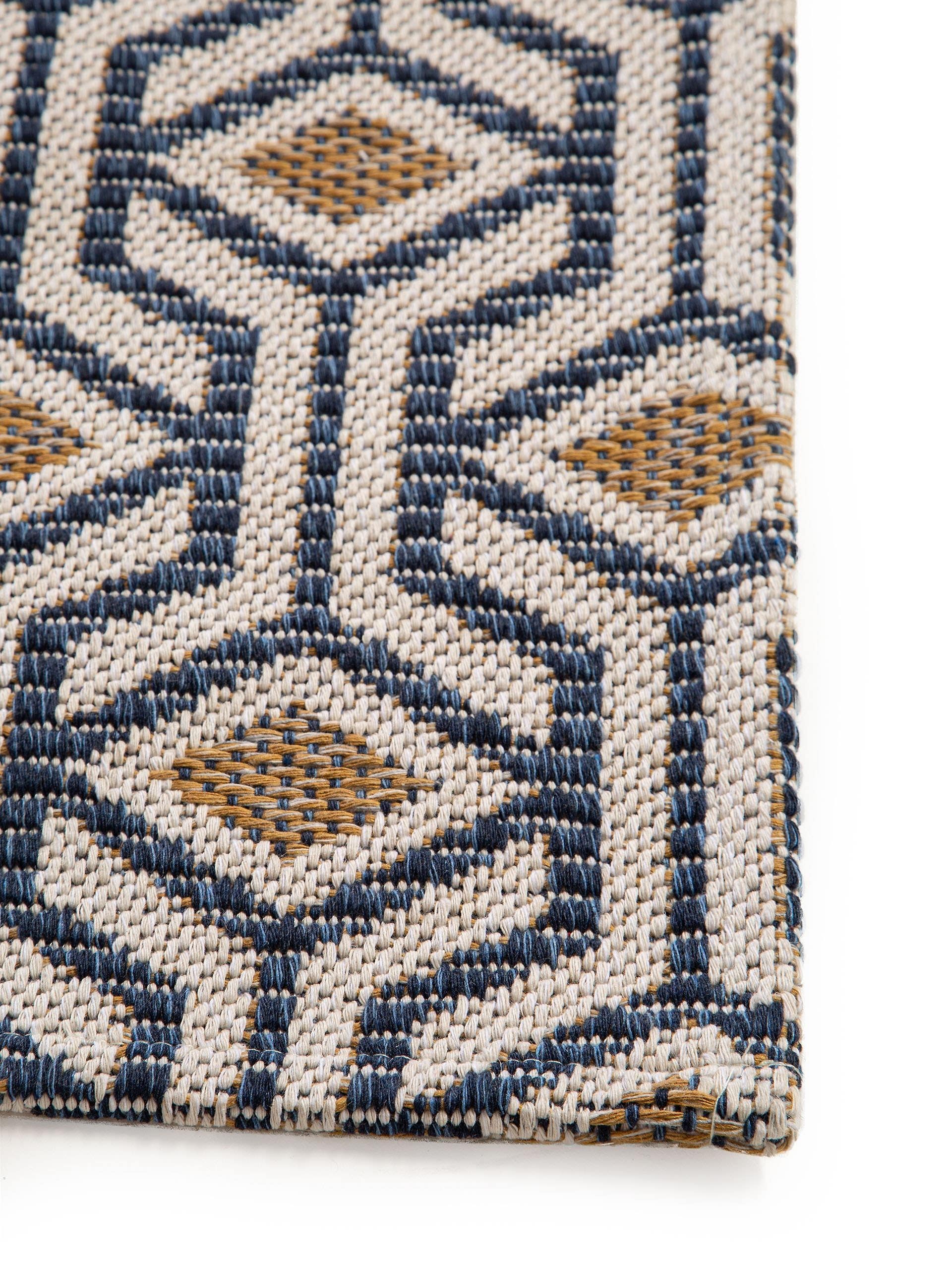 Tapis lavable en coton Cooper /Jaune