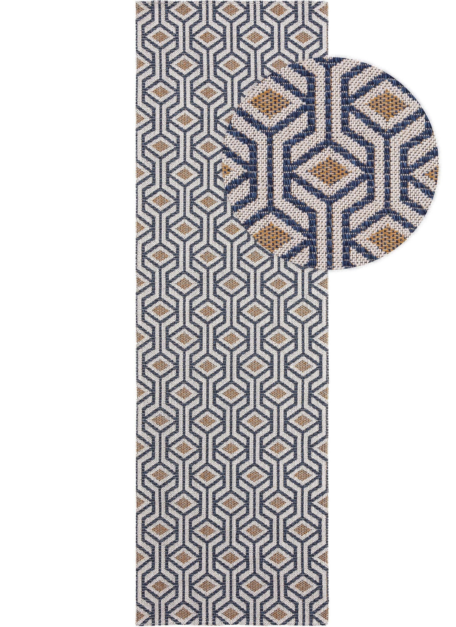 Tapis lavable en coton Cooper /Jaune