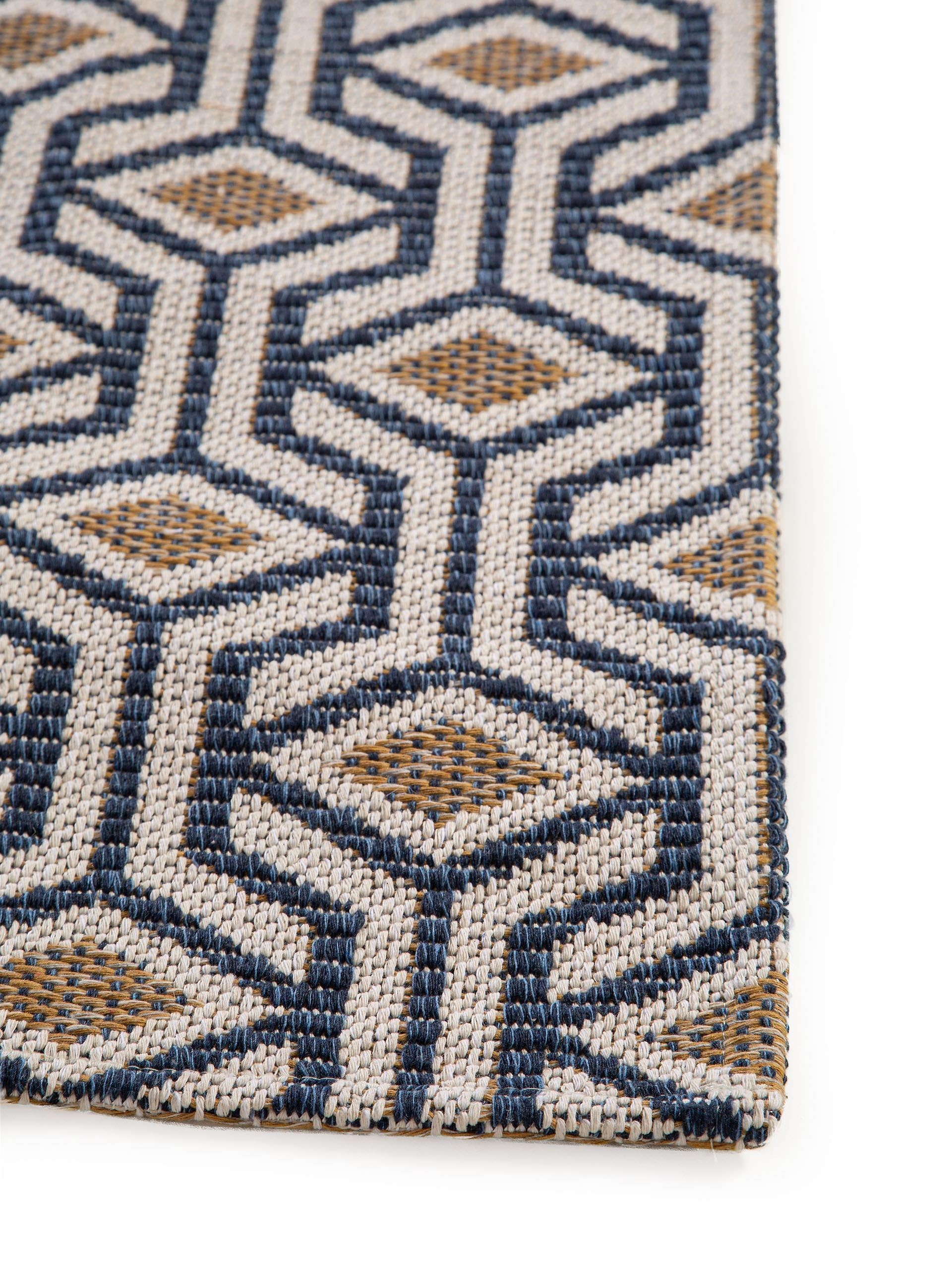 Tapis lavable en coton Cooper /Jaune